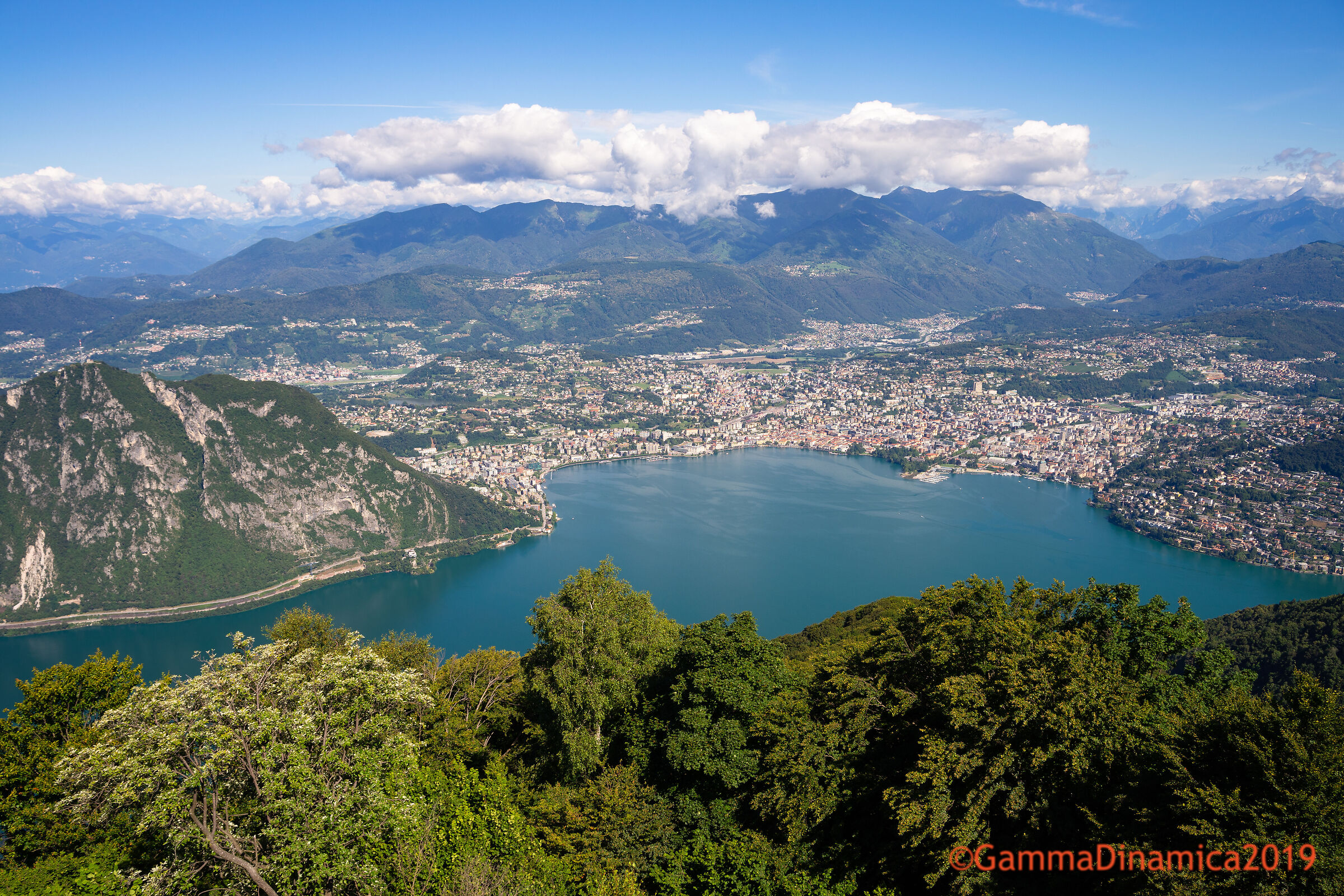 Lugano vista dal "Balcone d'Italia"