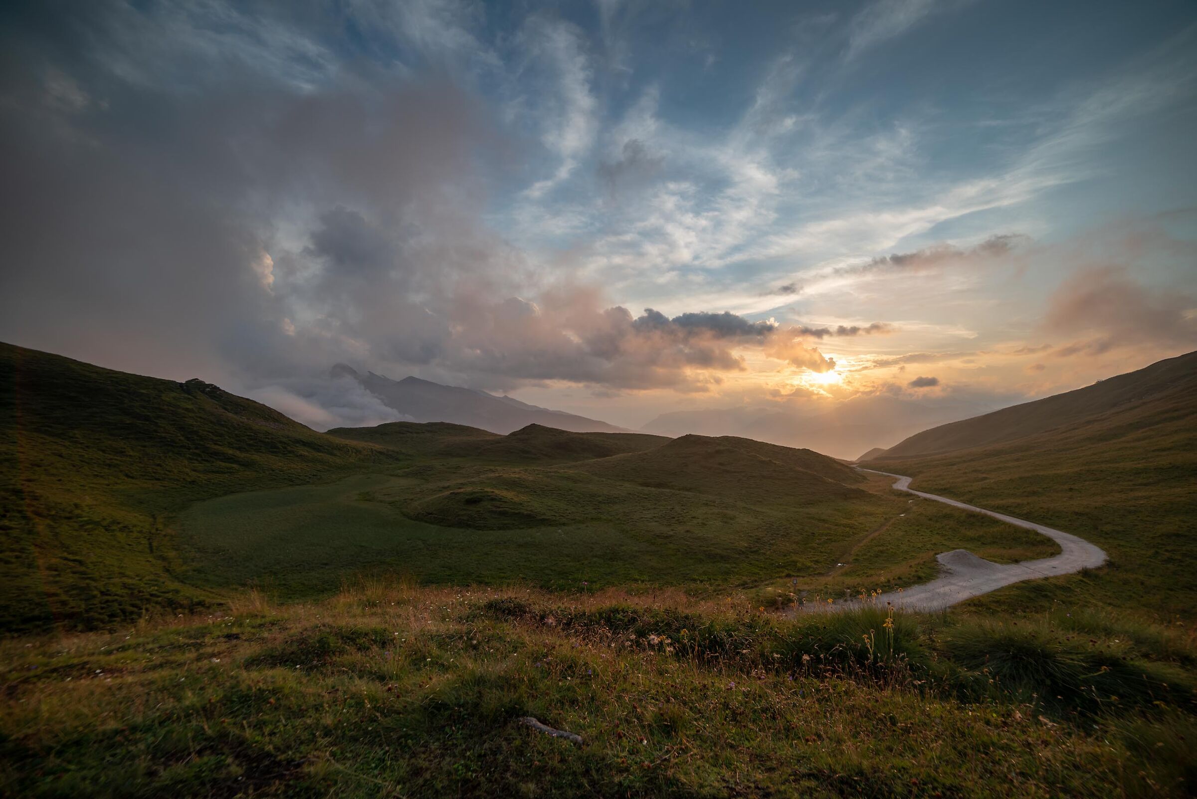 Sunset from Baita Segantini