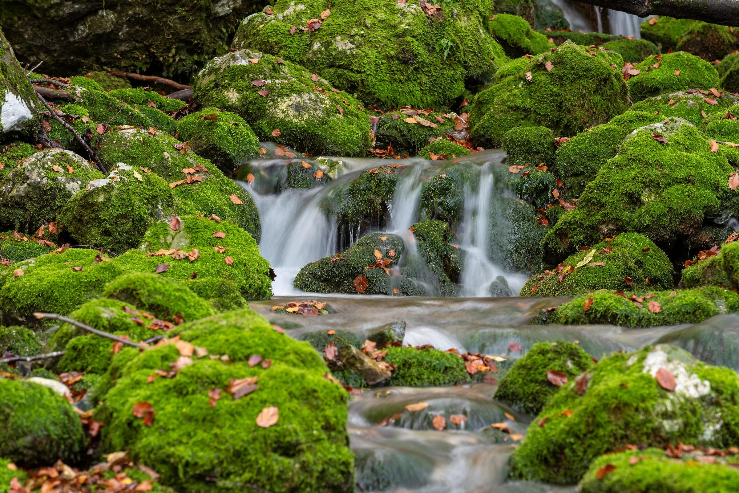 Waterfalls in Val d'Arzino