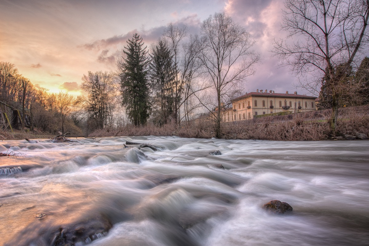 Il Lambro al tramonto!