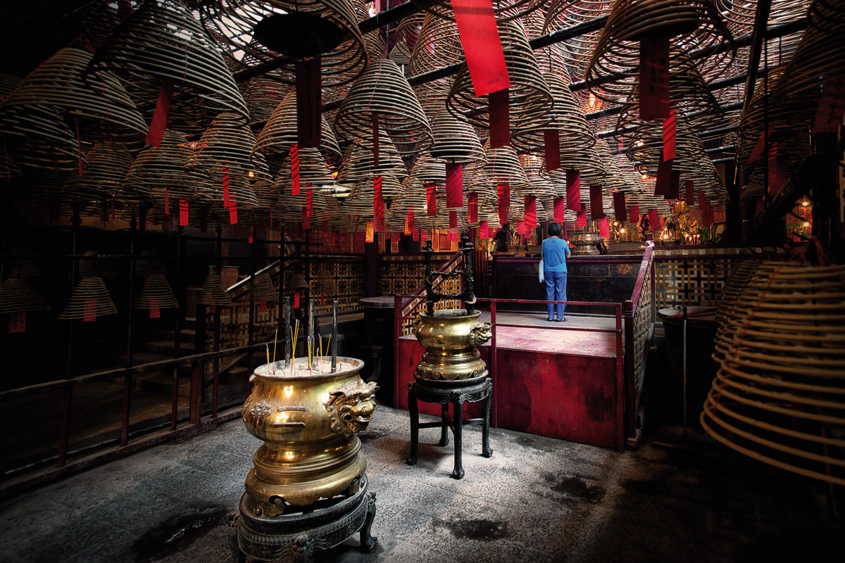 Man Mo Temple in Hong Kong