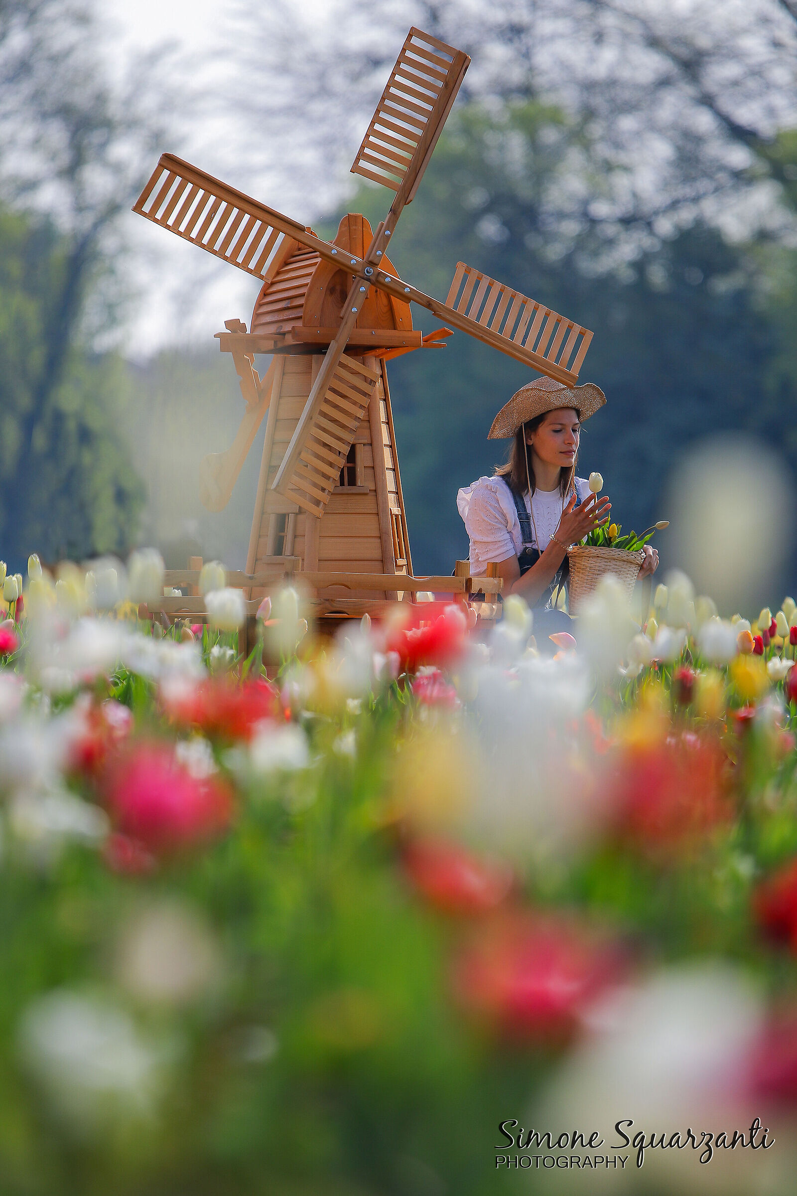 Surrounded by Tulips
