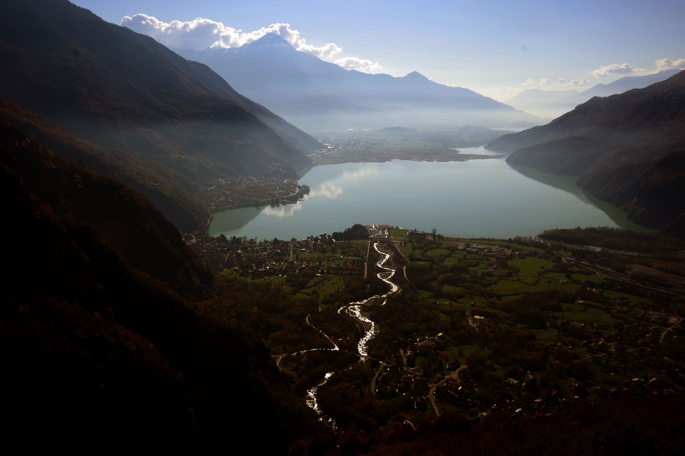 Lago di Novate Mezzola, scendendo da Codera