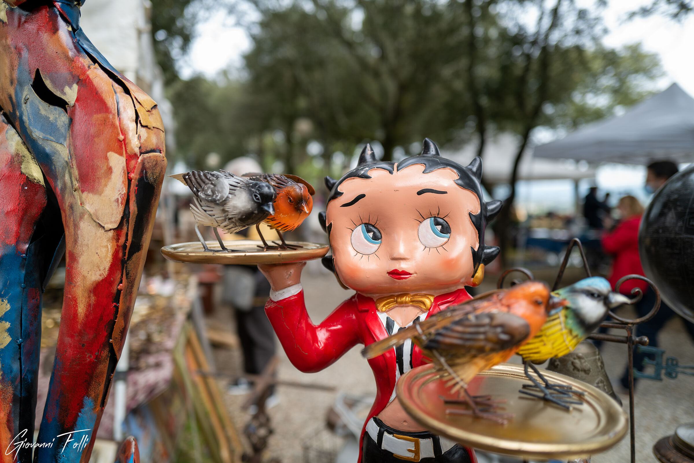 Betty Boop at arezzo antiques fair