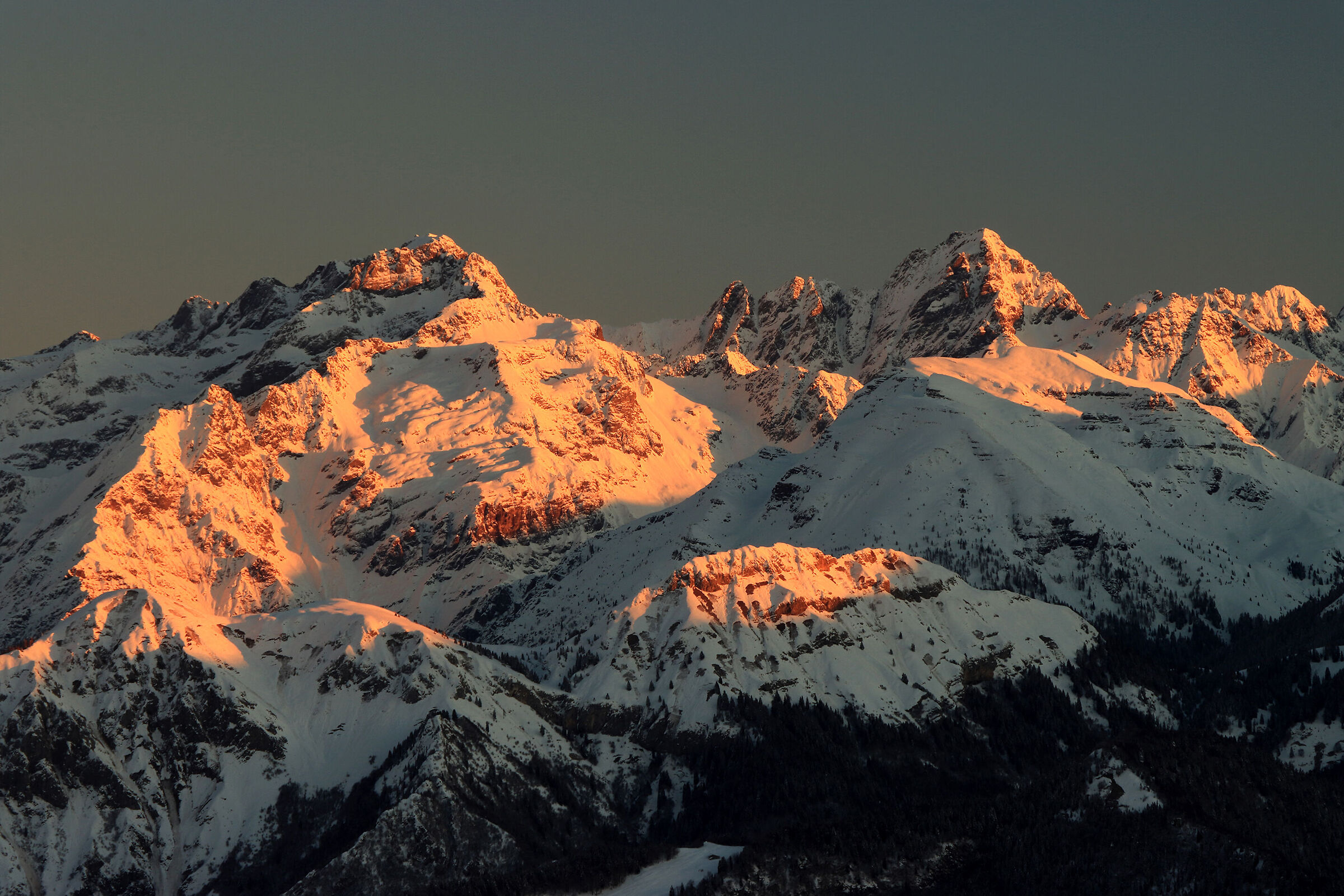 emozione all'alba invernale