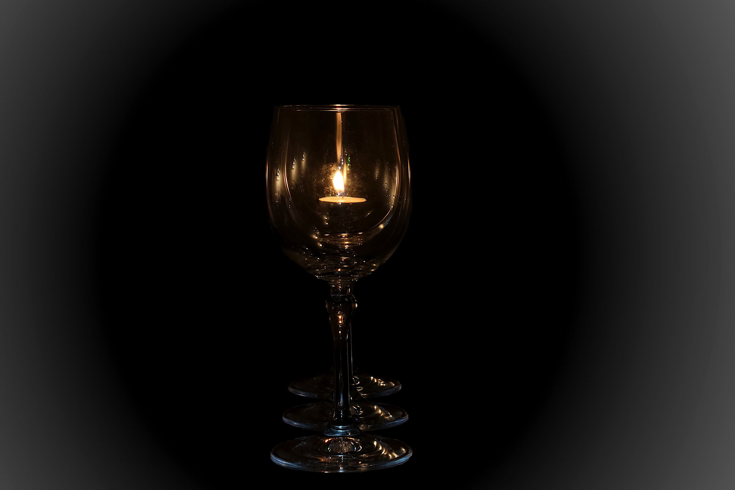 By the light of ... candle