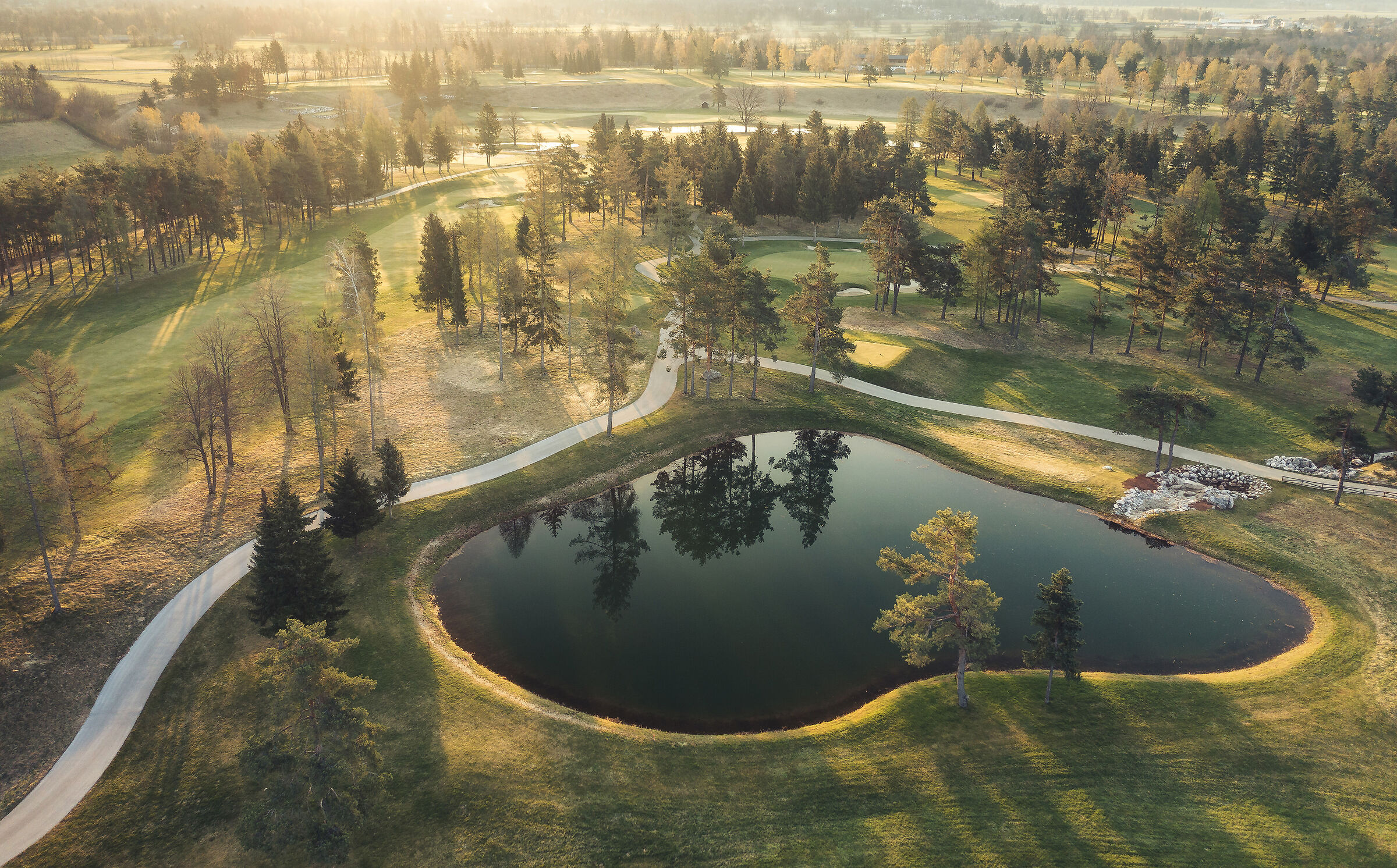 Morning by the goulf course