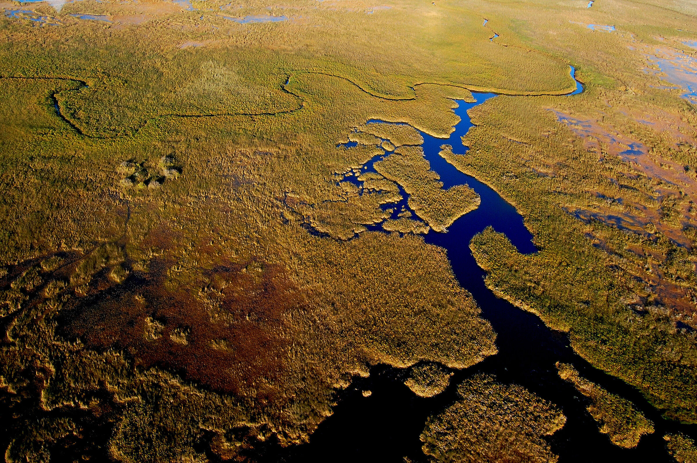 Botswana: flying over the Okavango Delta