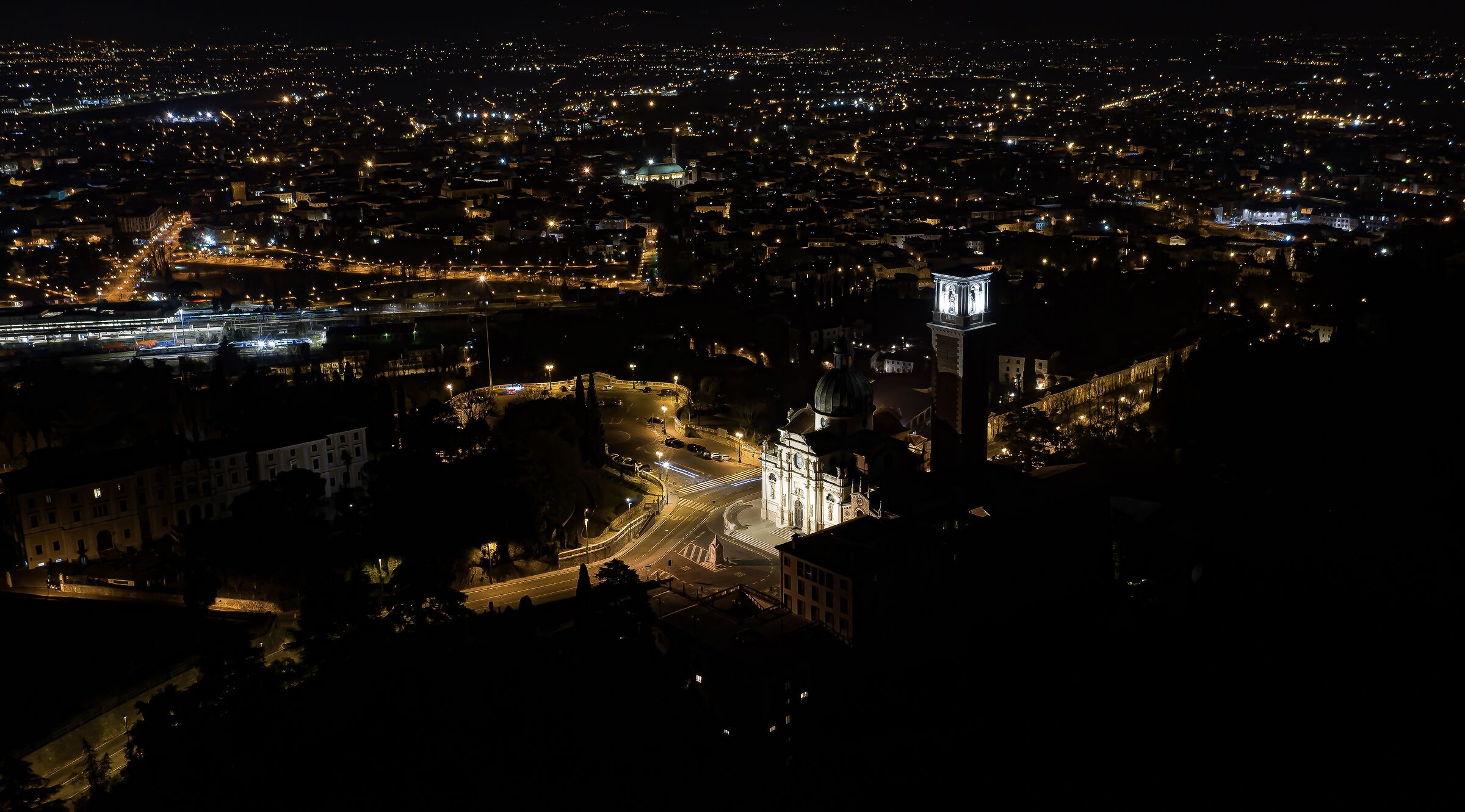 Mount Berico night