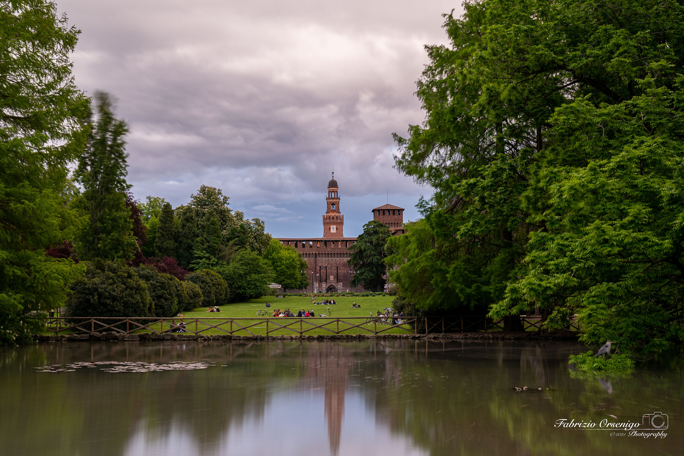 Un airone alla corte meneghina! ;-)