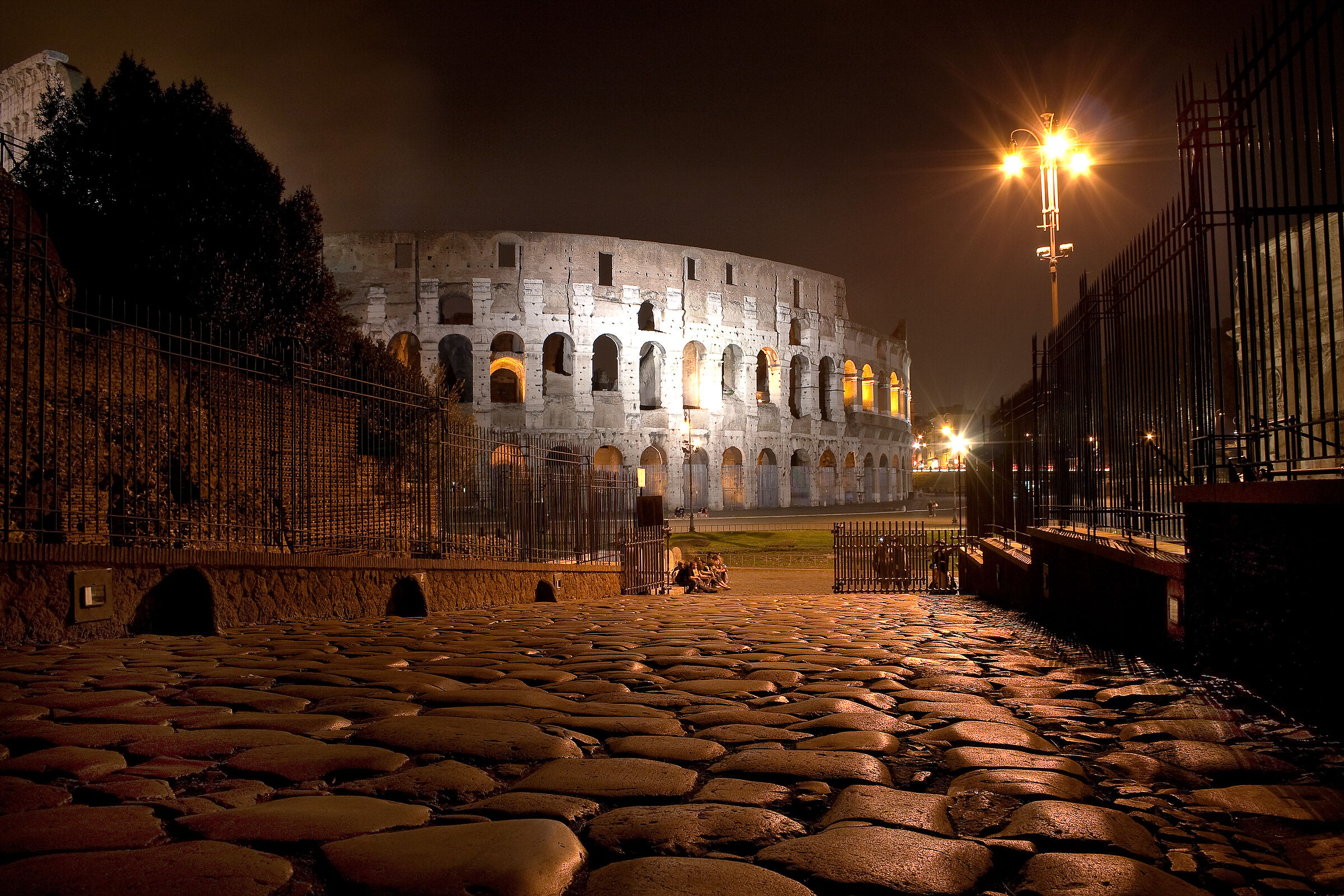 Colloseum at midnight