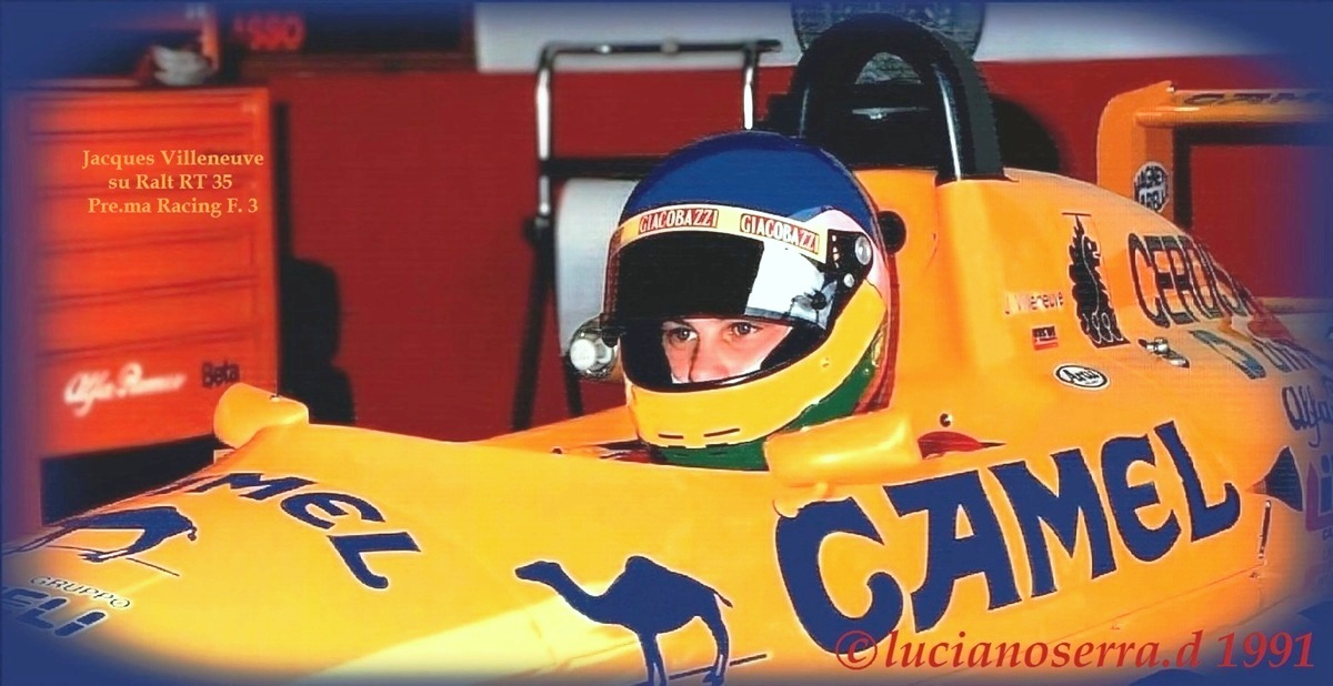 Jacques Villeneuve su Ralt RT 35 Alfa Romeo F. 3 – 199...