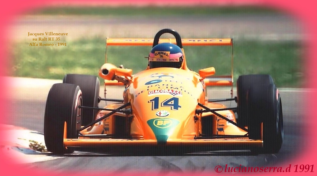 Jacques Villeneuve su Ralt RT 35 Alfa Romeo F. 3 – 199...