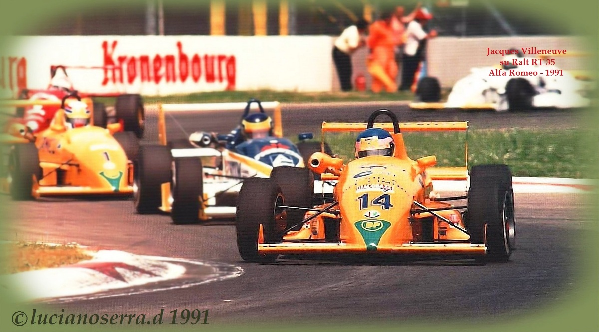 Jacques Villeneuve su Ralt RT 35 Alfa Romeo F. 3 – 199...
