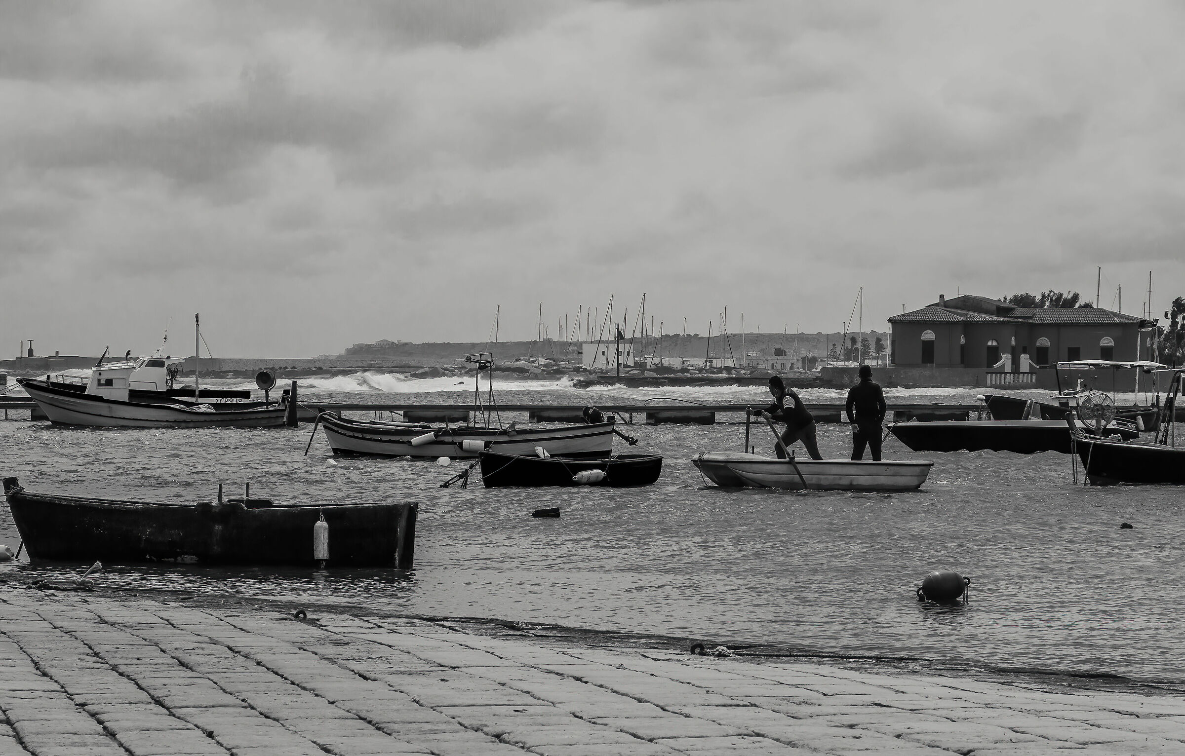 Quick, let's reinforce the moorings