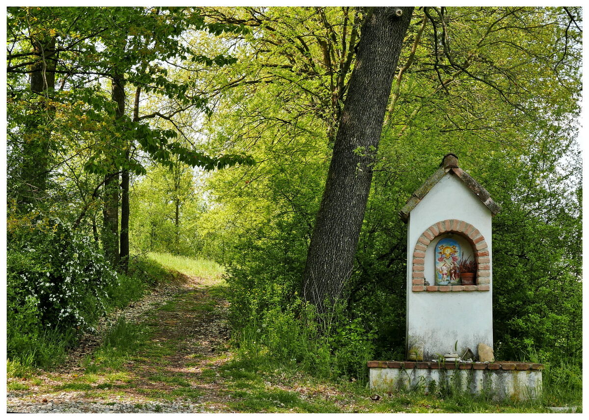 Votive newsstand dedicated to St. John the Baptist