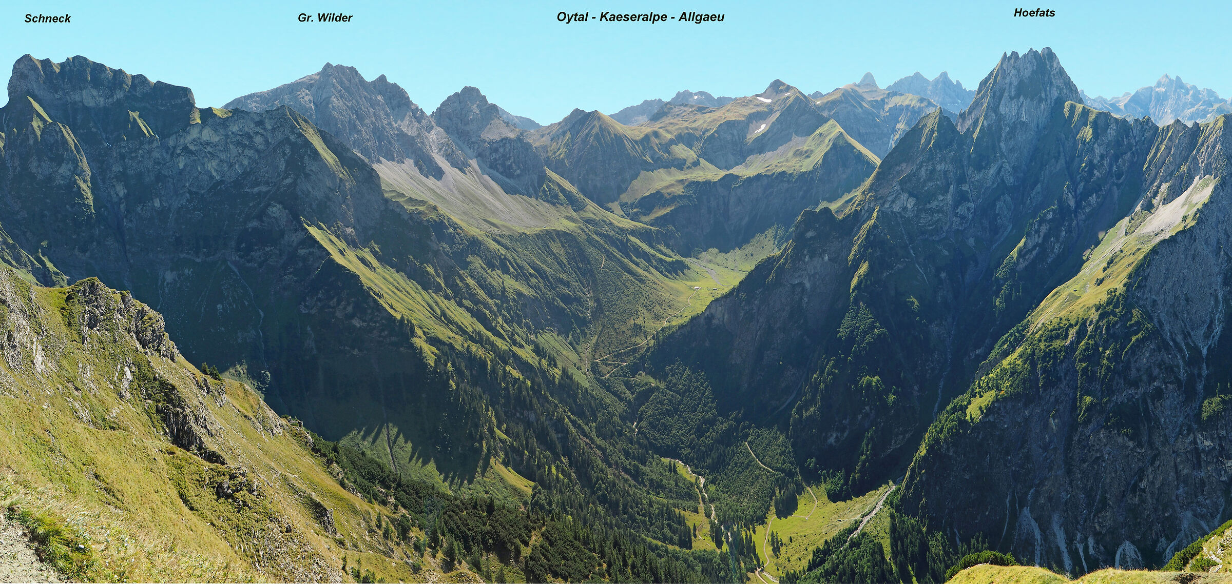 Valley end of oytal
