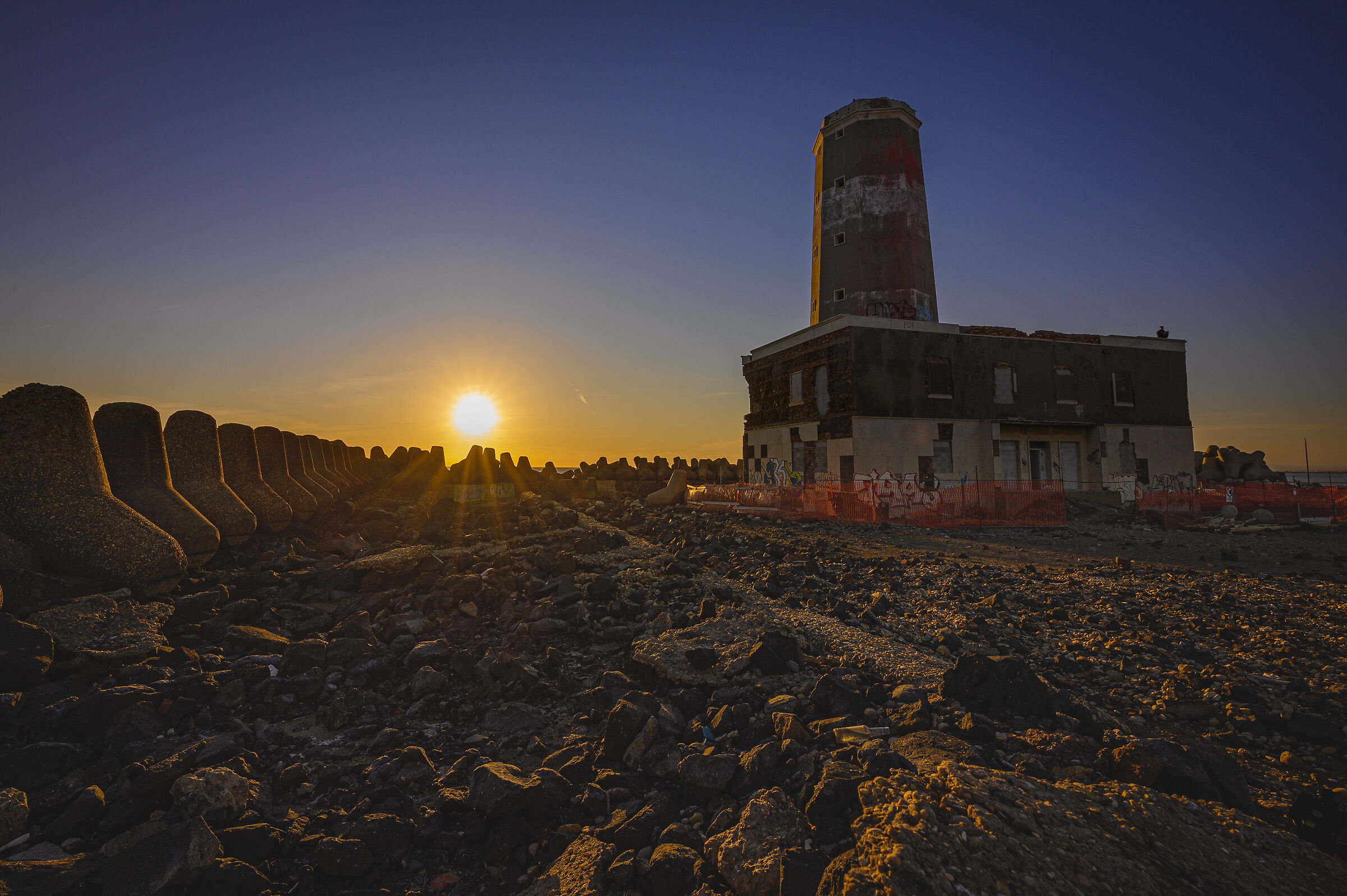 Sunset at the lighthouse