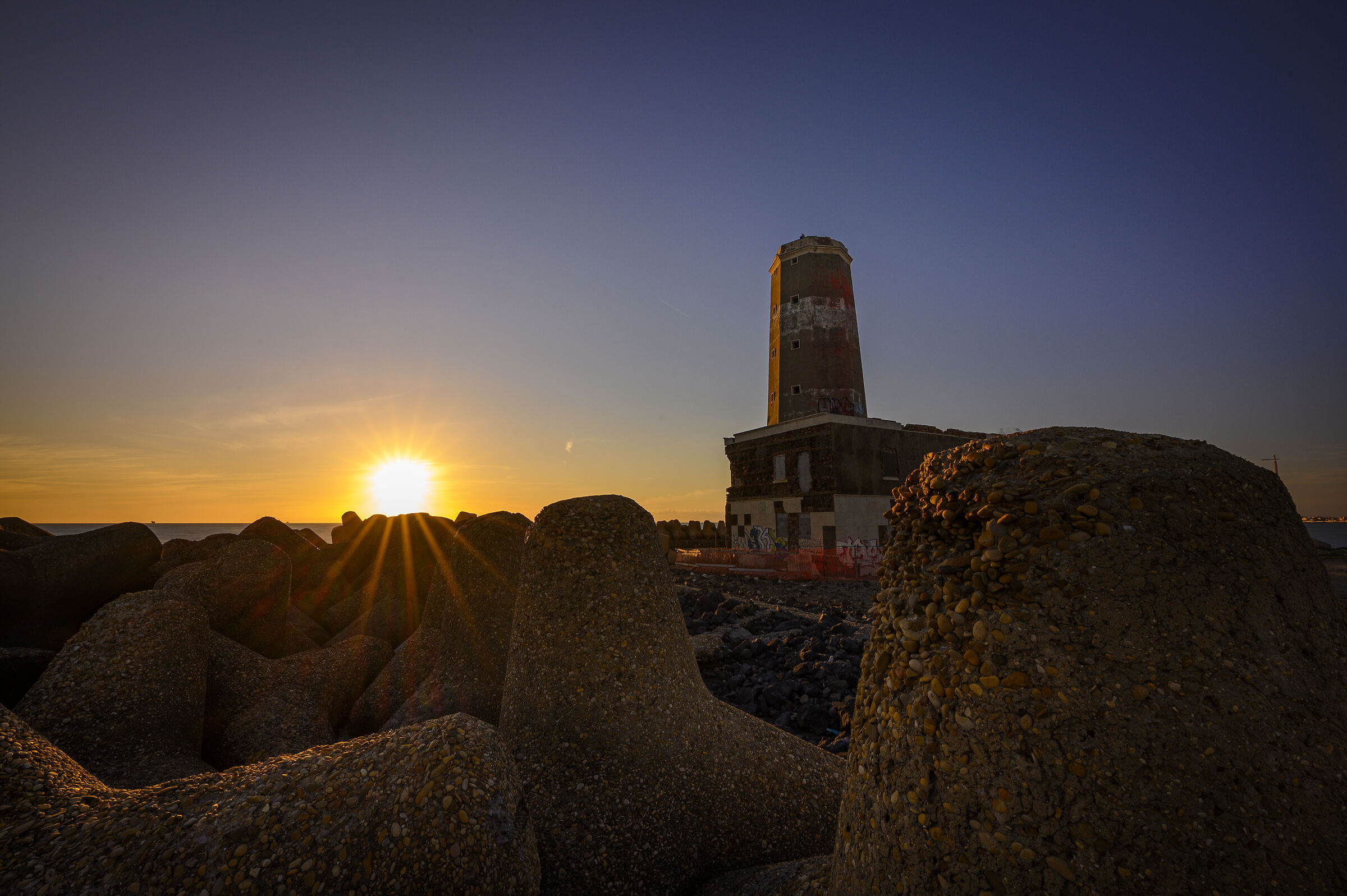 Sunset at the lighthouse
