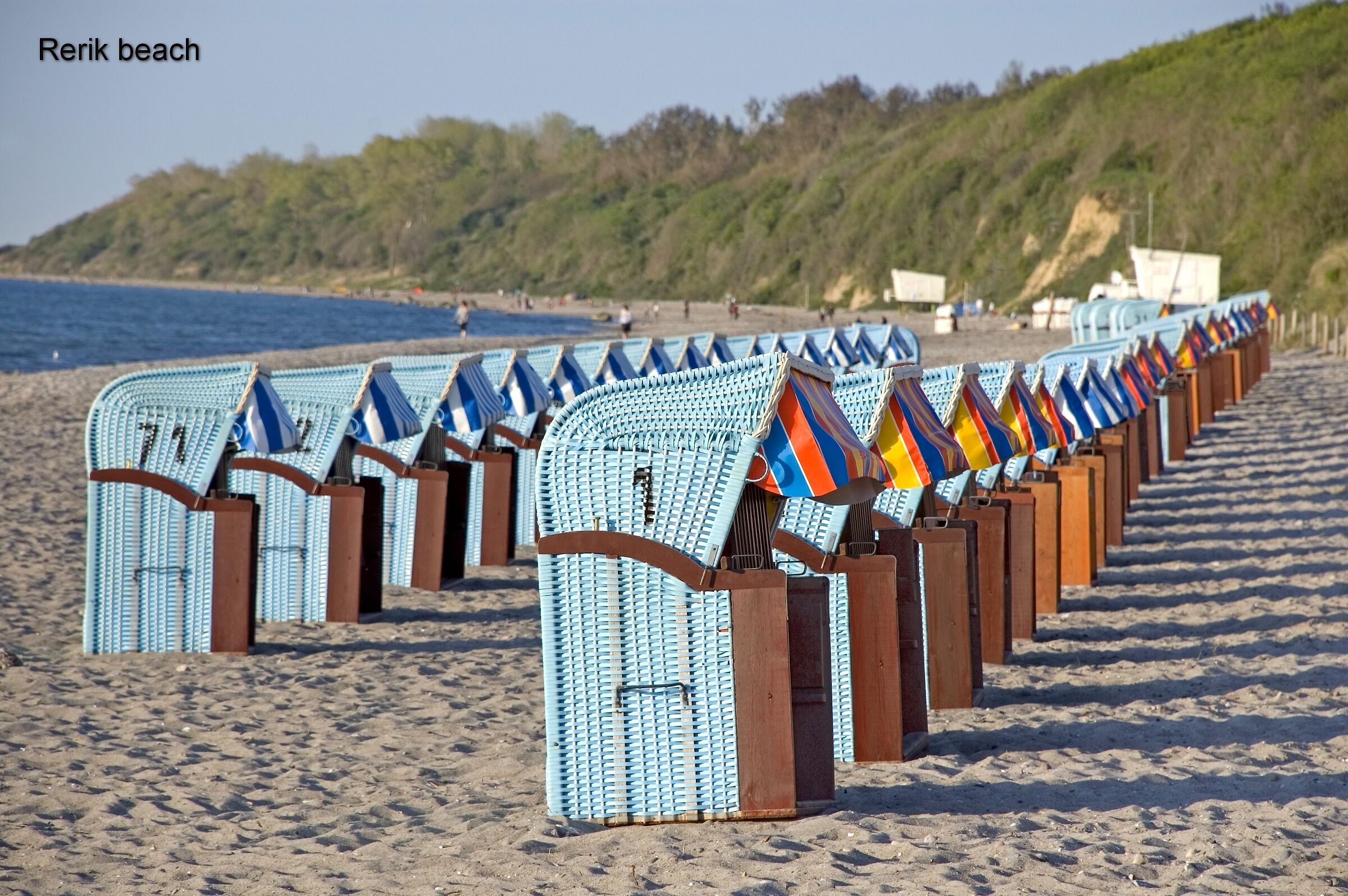 Rerik beach at evening