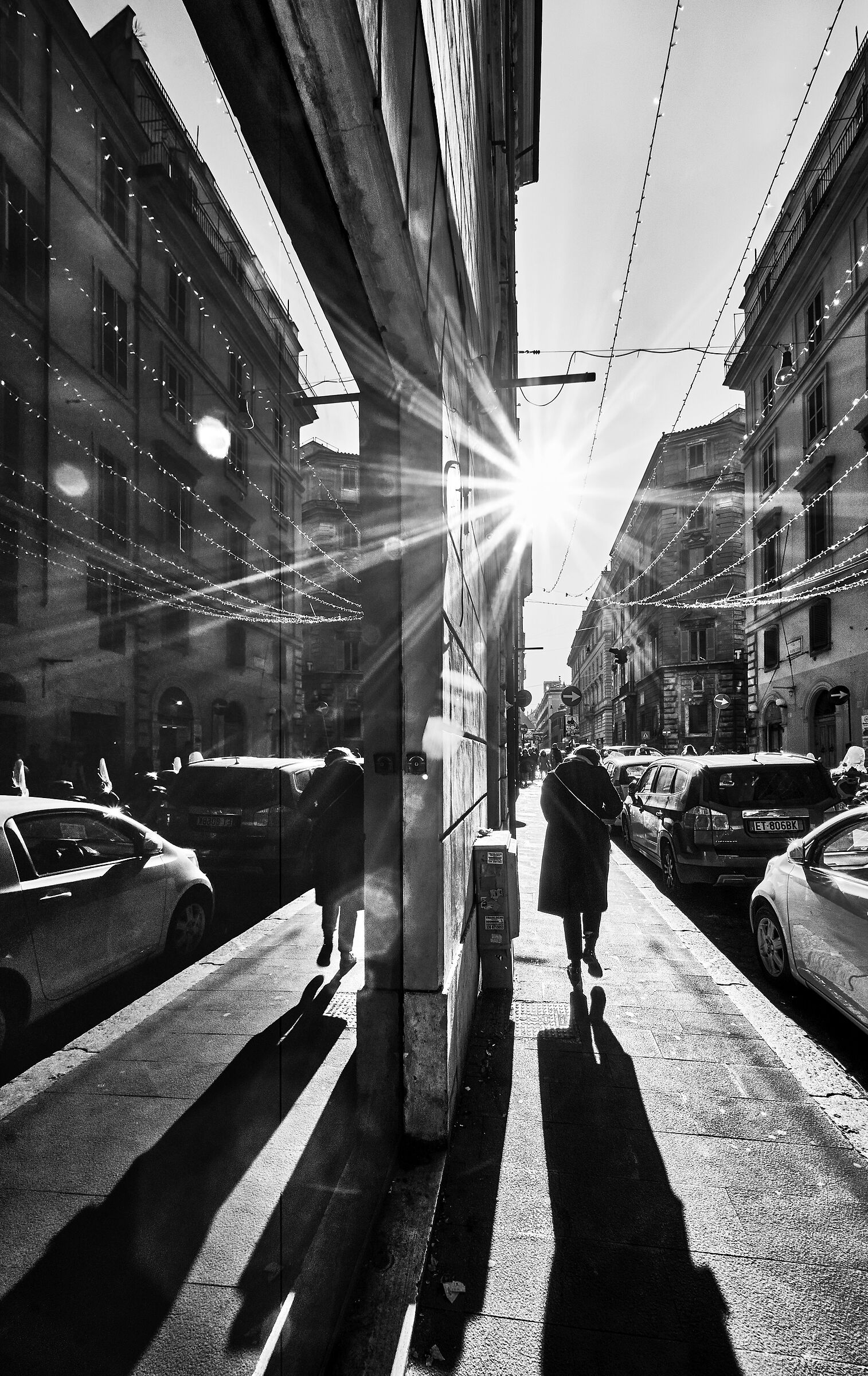 Reflection of lights and shadows