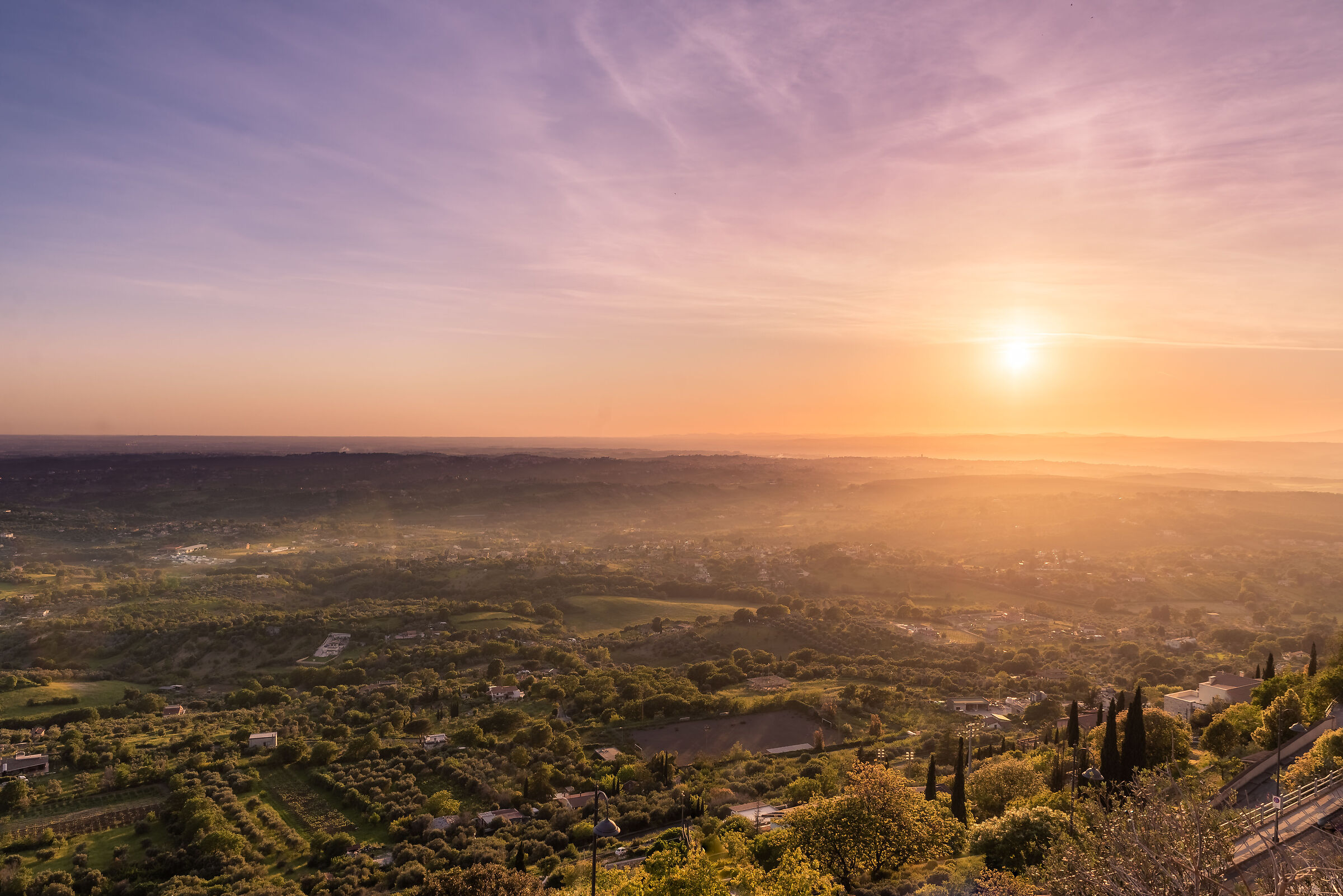 HDR sulla valle di Roma