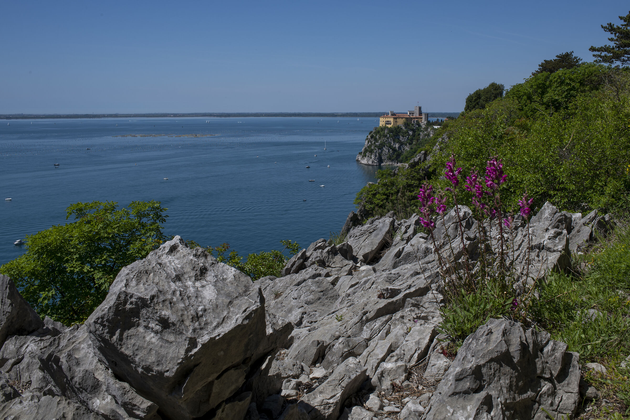 Castello di Duino dal sentiero Rilke