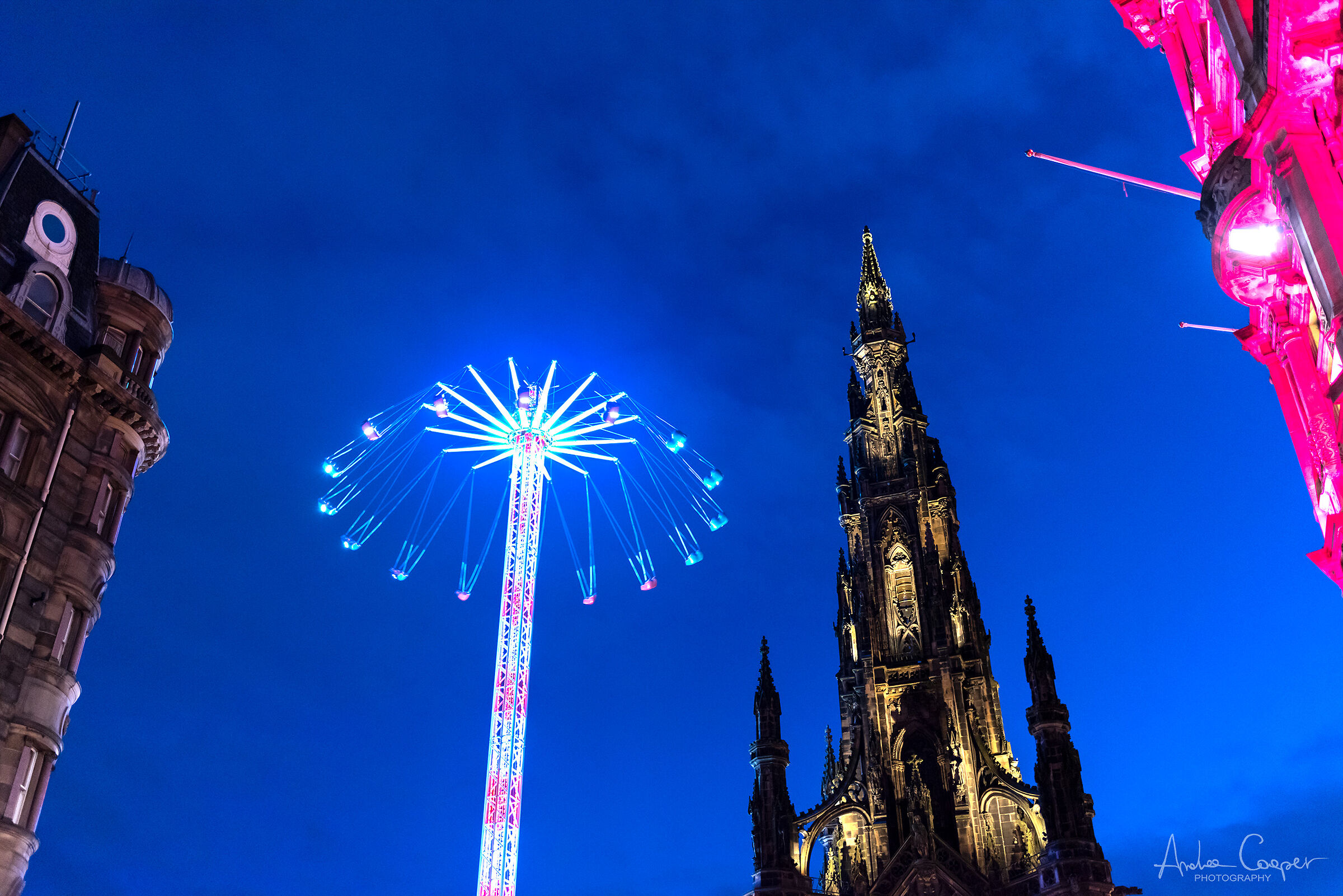 Edinburgh during St Andrew's Day