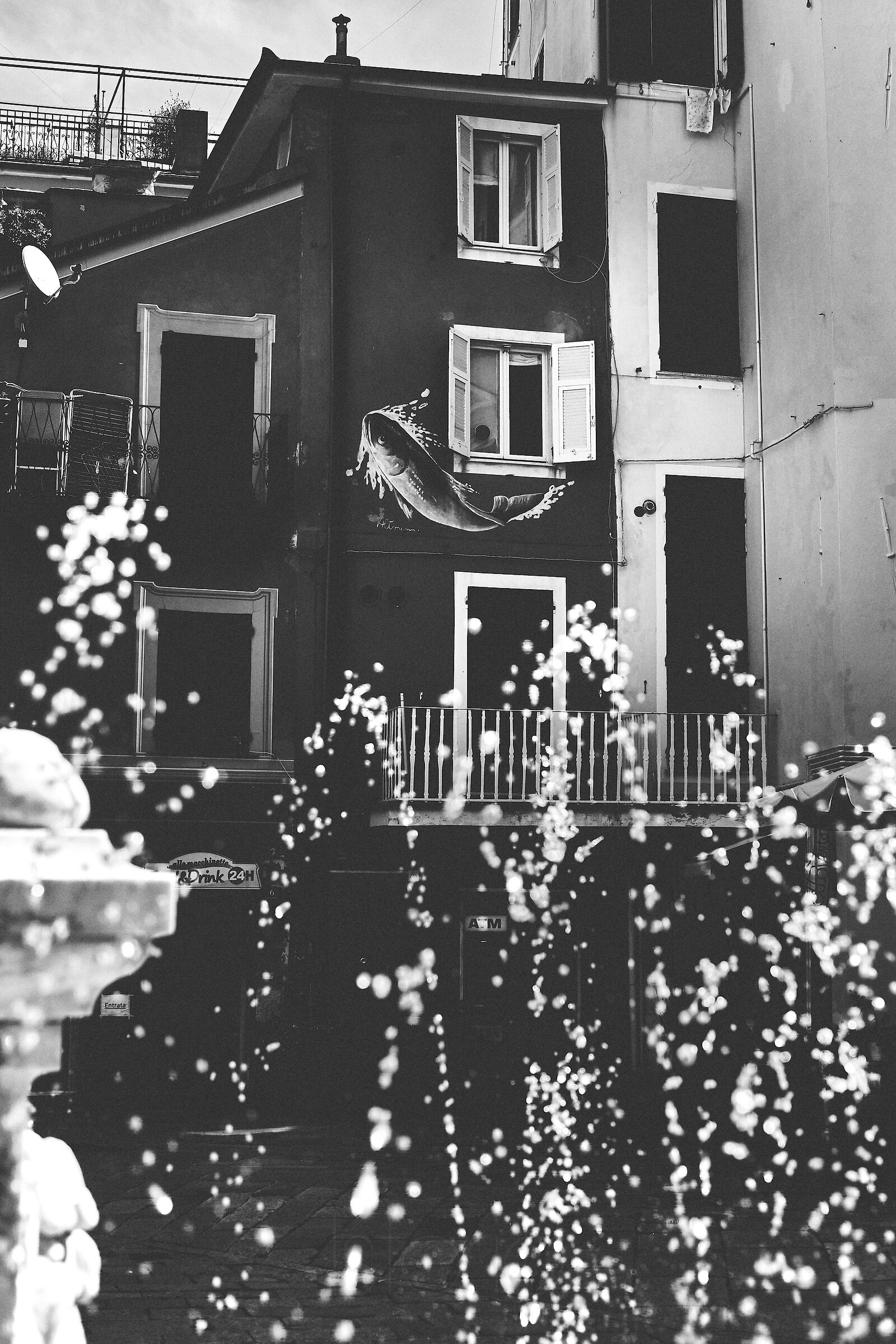 Un pesce fuor d'acqua (Murales a Sestri Levante)