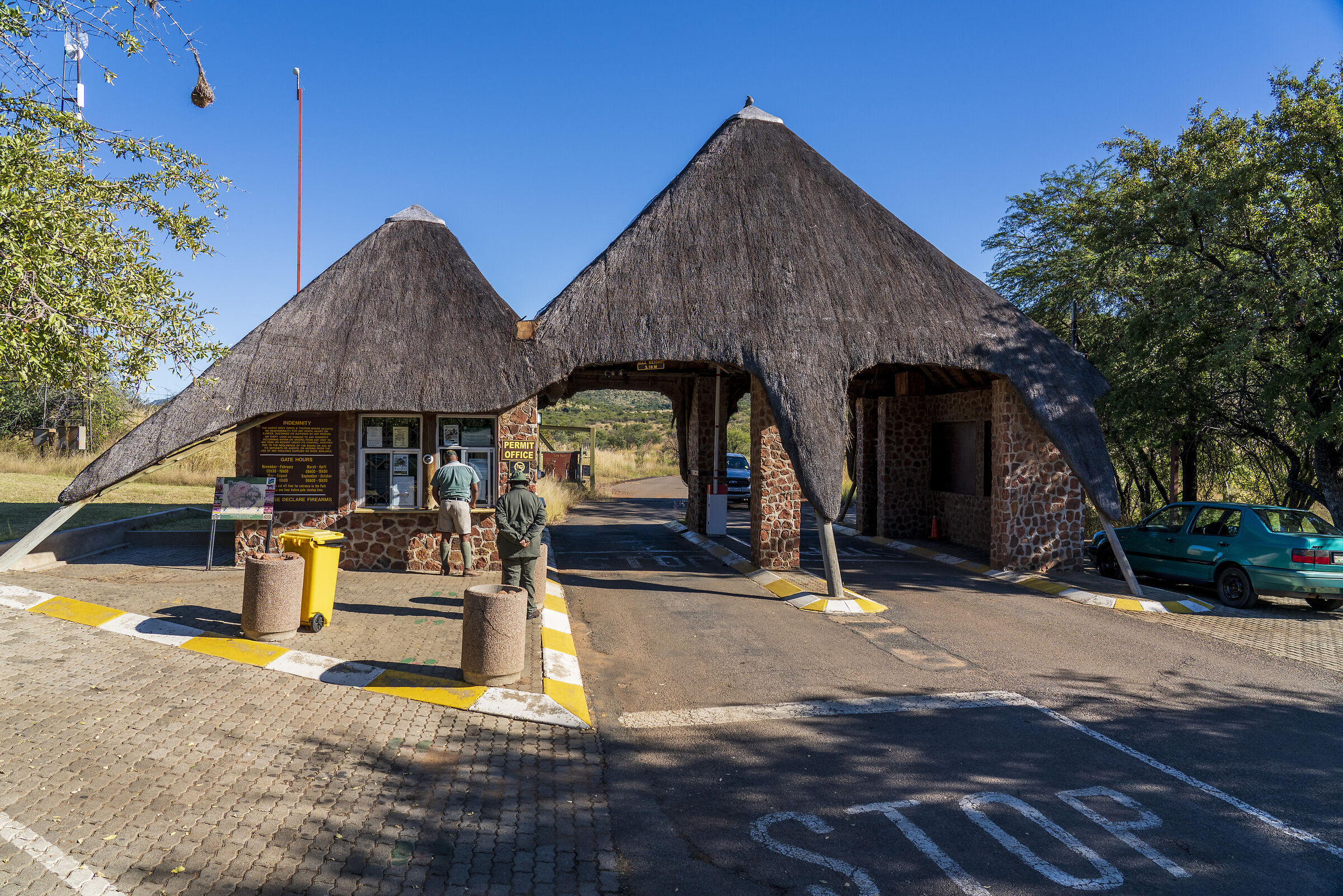 Entrance to Pilanseberg National Park, South Africa