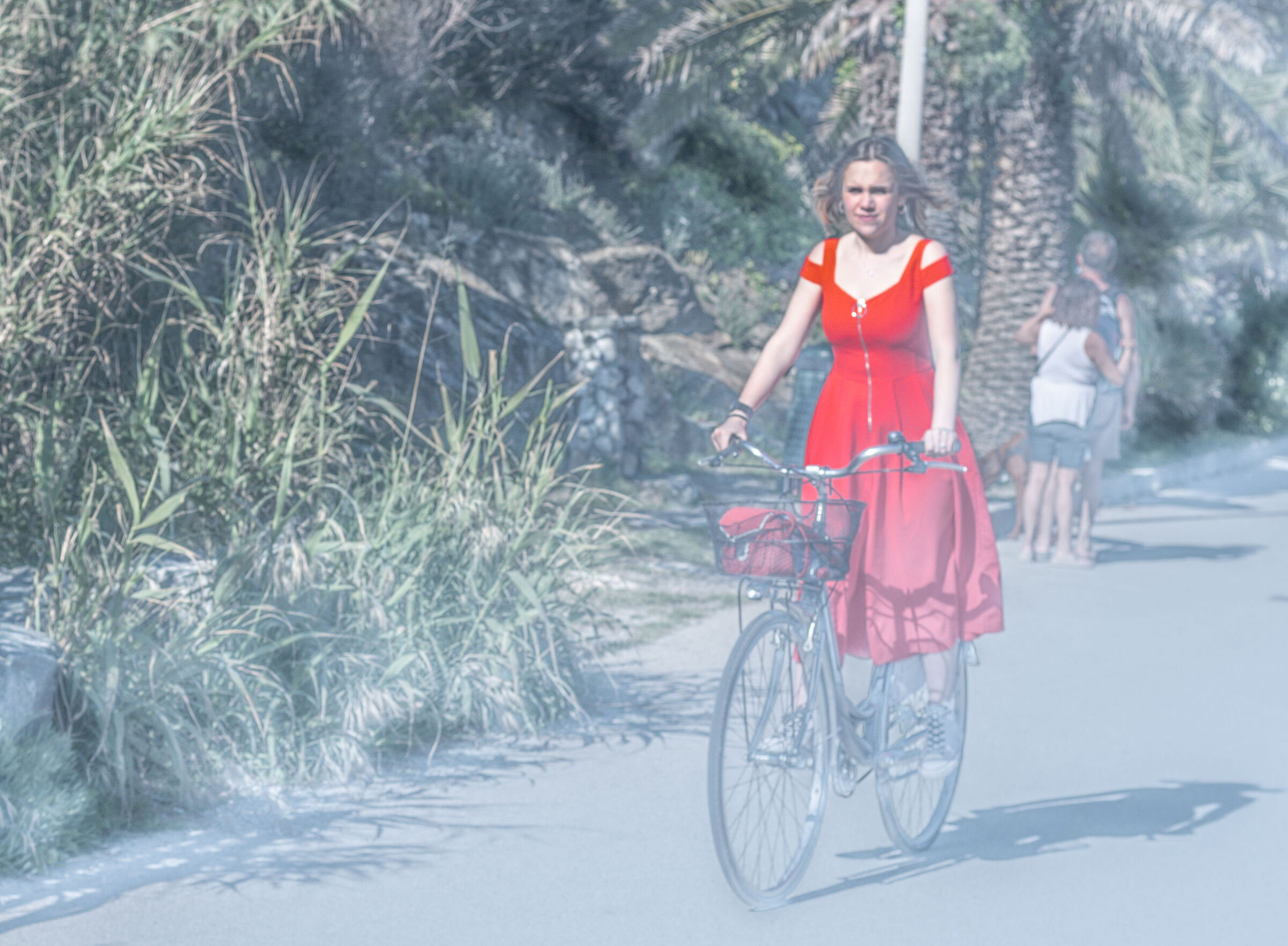 Amazone in bicicletta