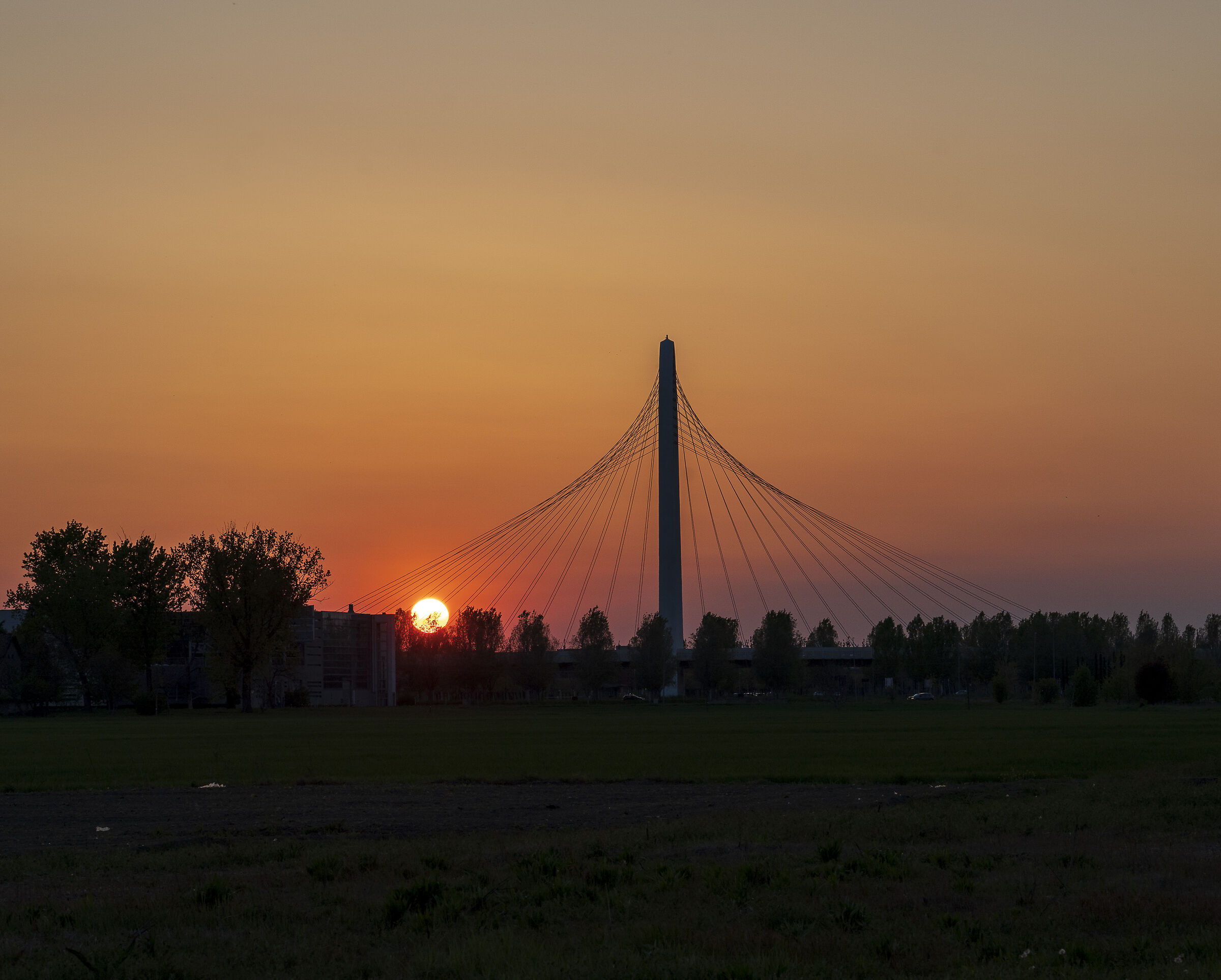 Tramonto tipico Reggiano.