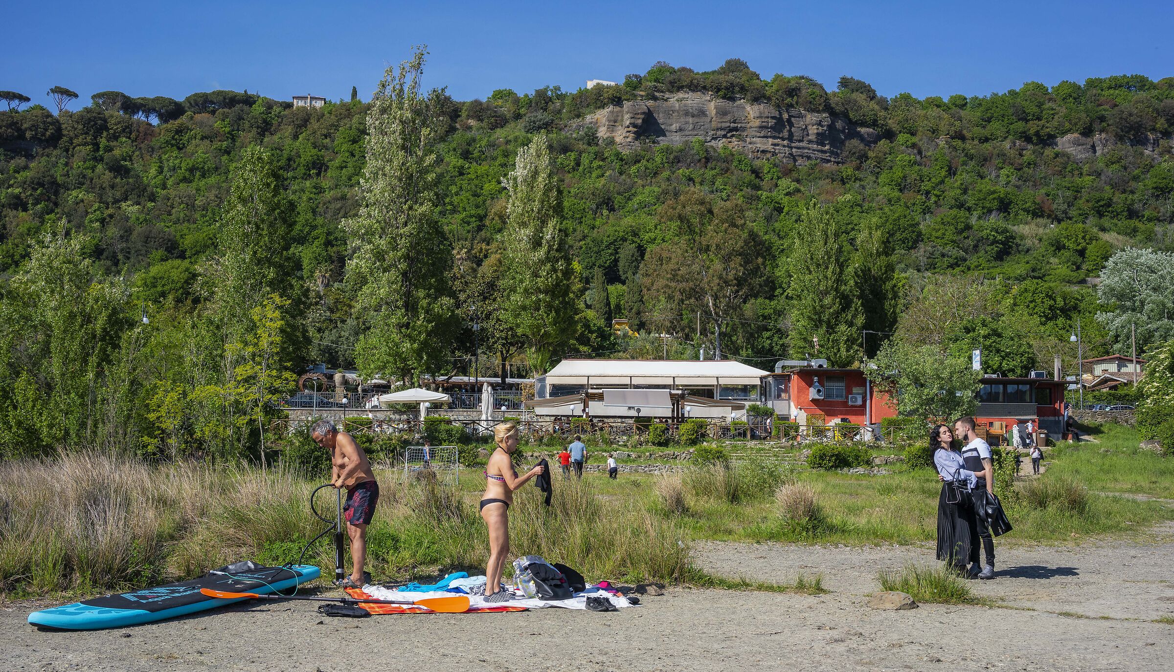 Afternoon at Lake Albano