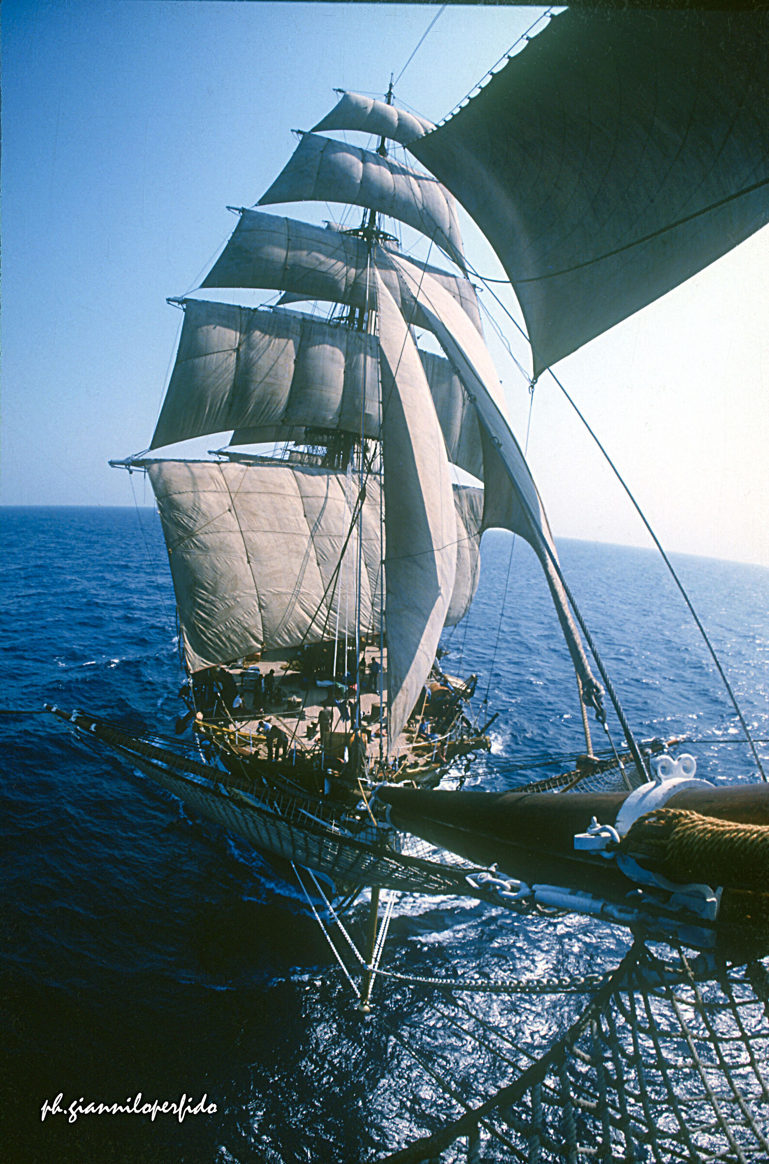 Amerigo Vespucci in Atlantico a vela