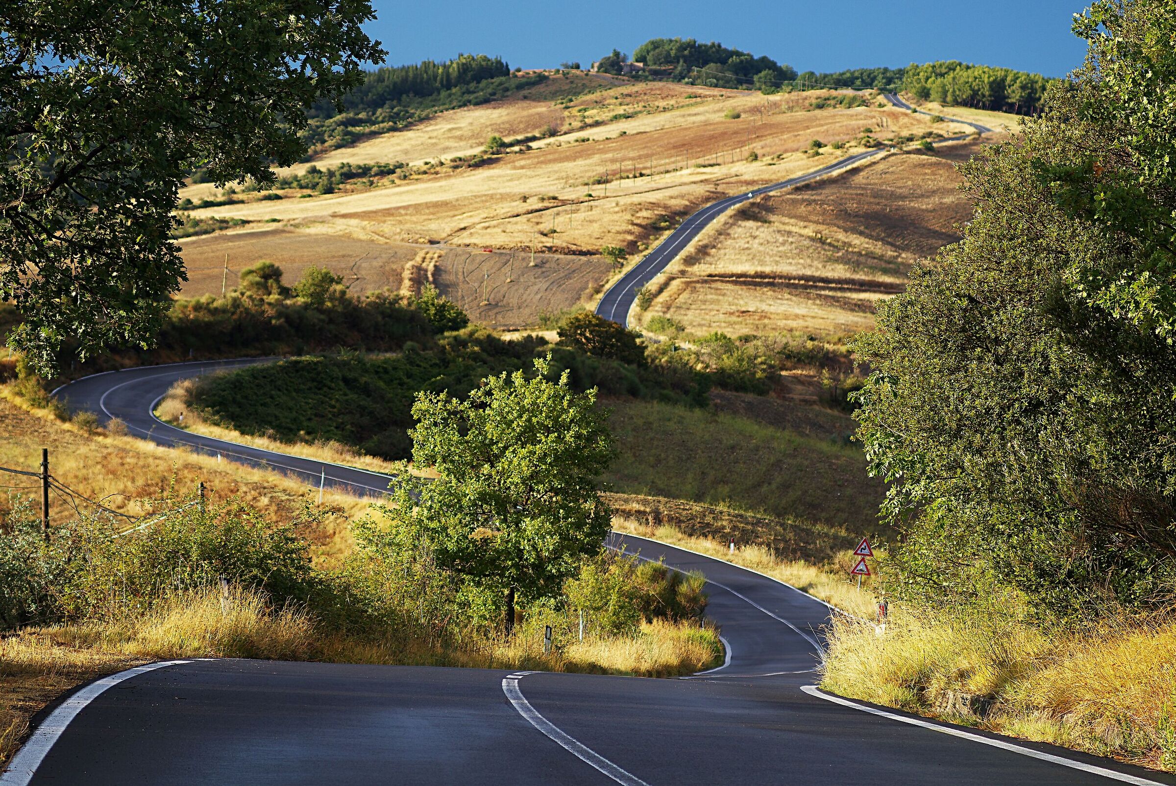 Strada della val d'orcia