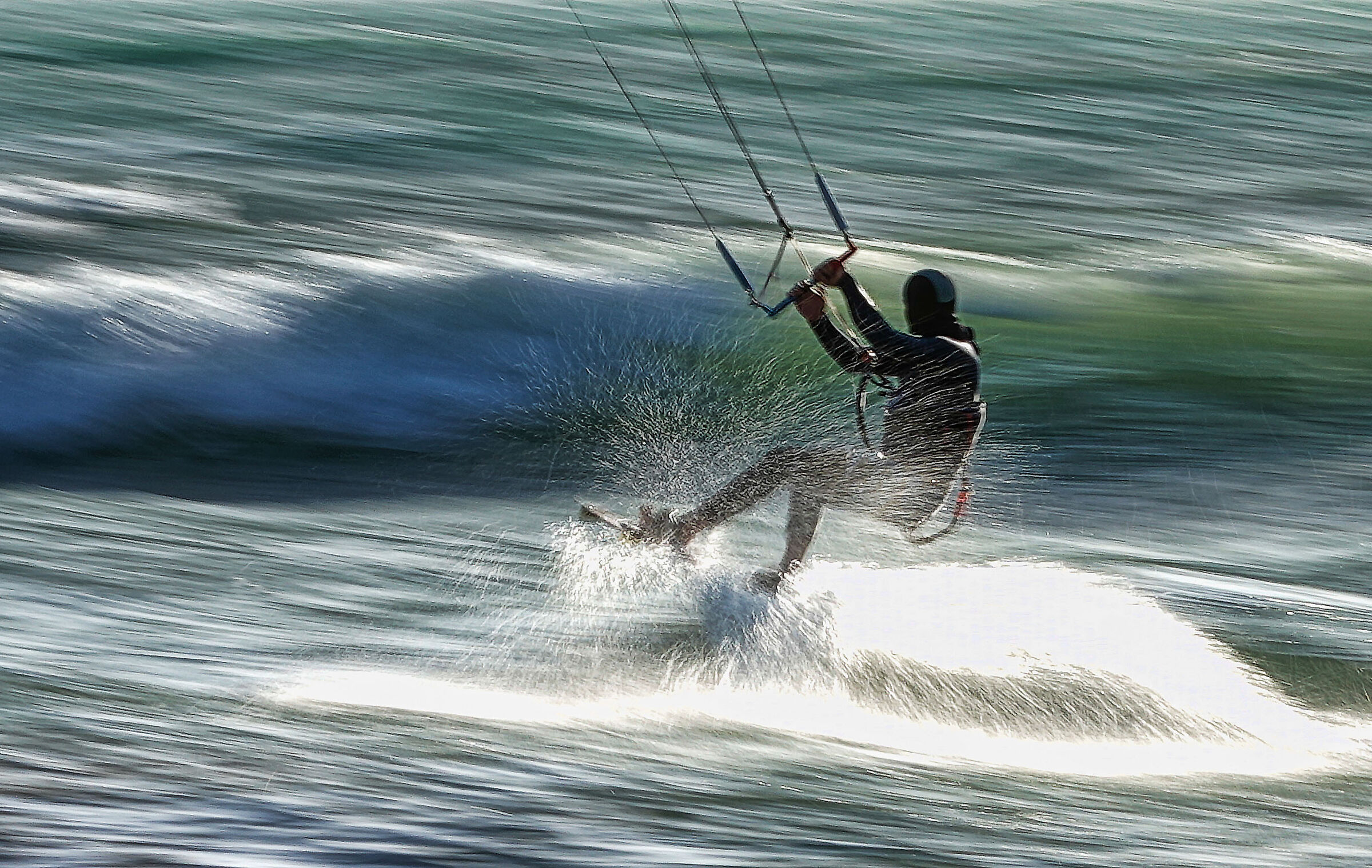 Kitesurf Speed Blur