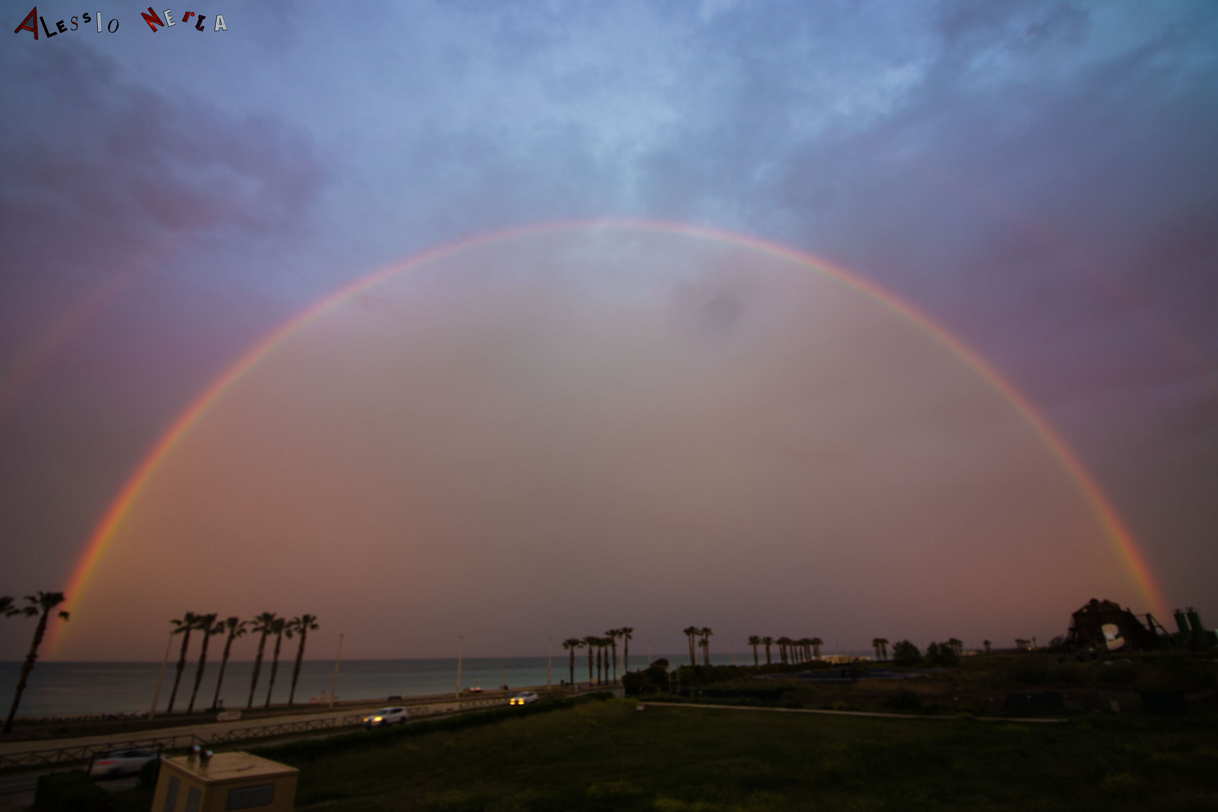 The Rainbow on the Sea