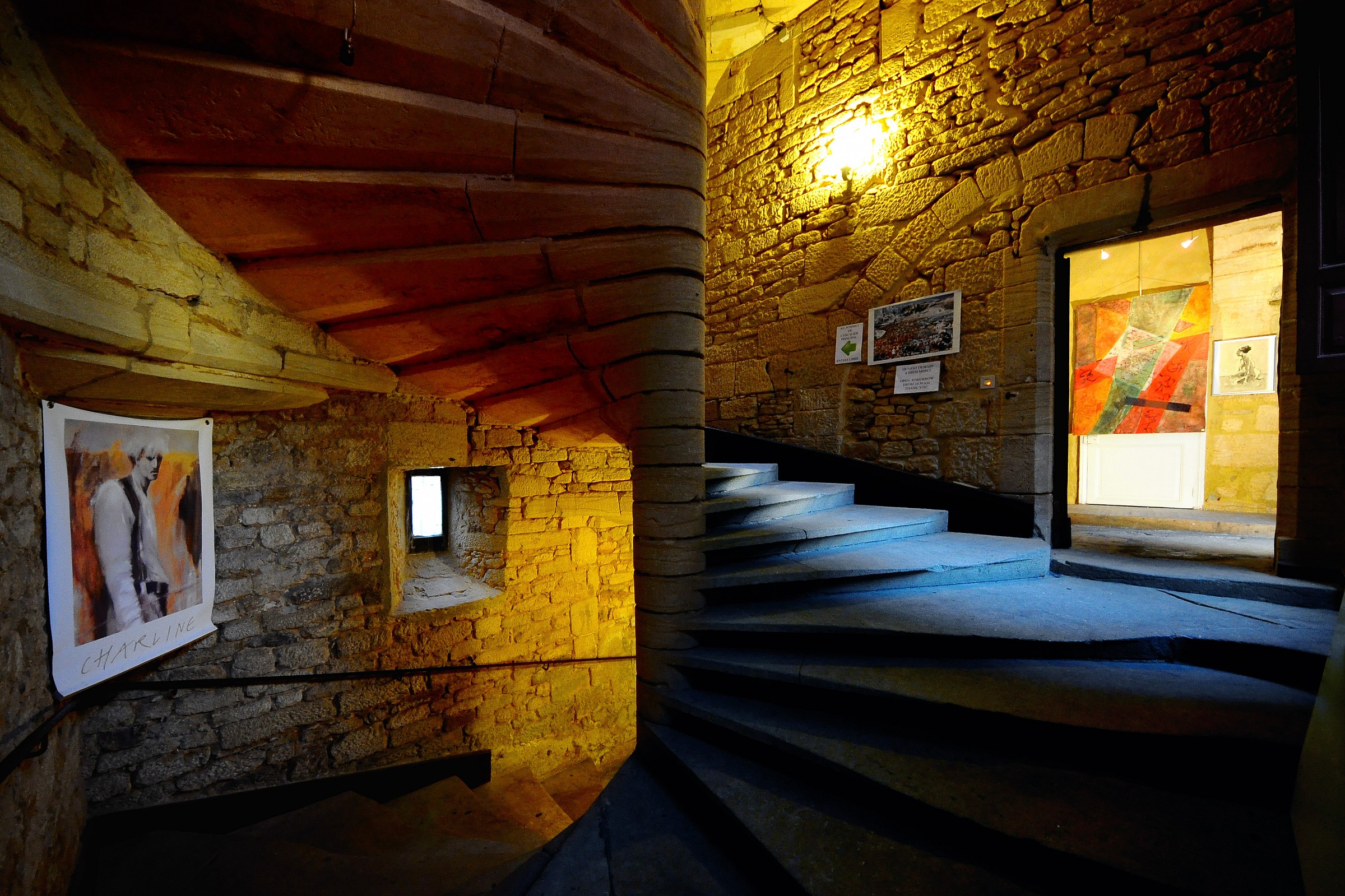 Spiral stone in Sarlat
