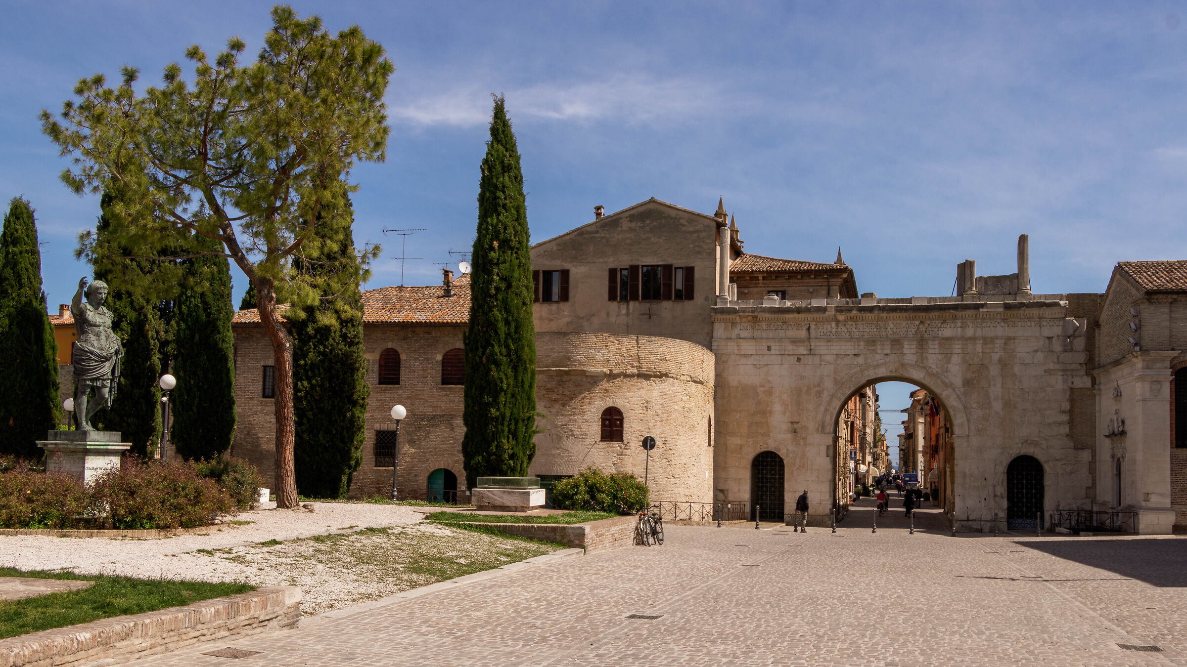 The Arch of Augustus, the entrance to the Roman Fano