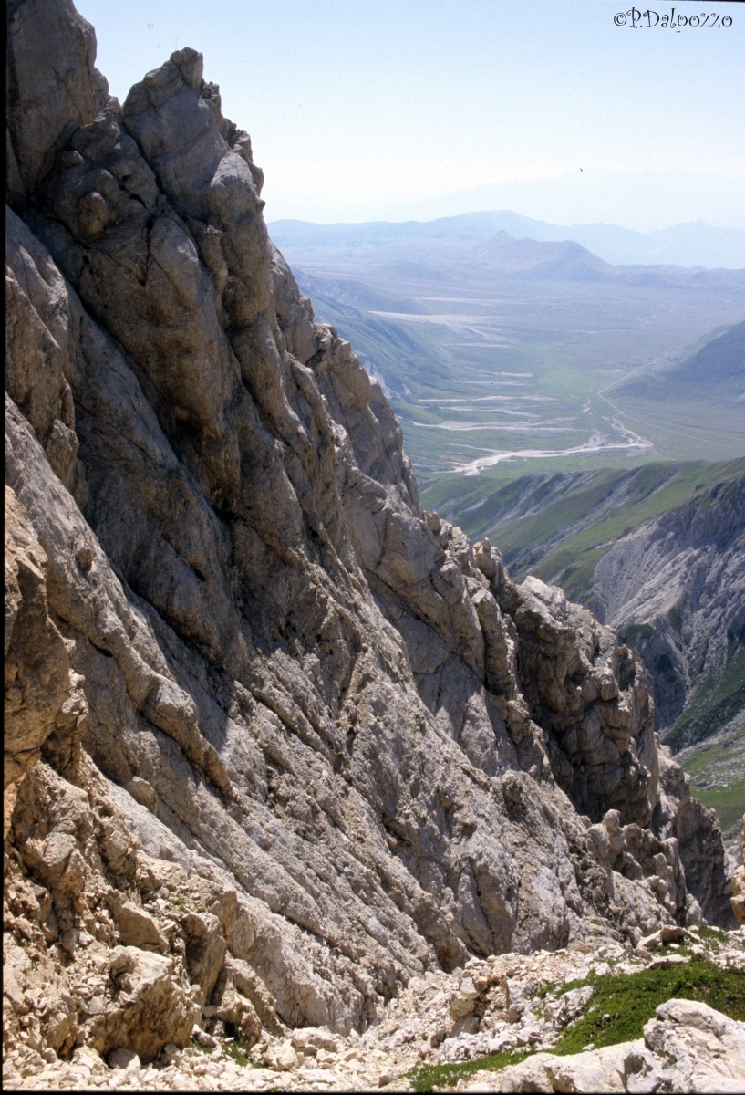 You can see the 'plateau of Campo Imperatore