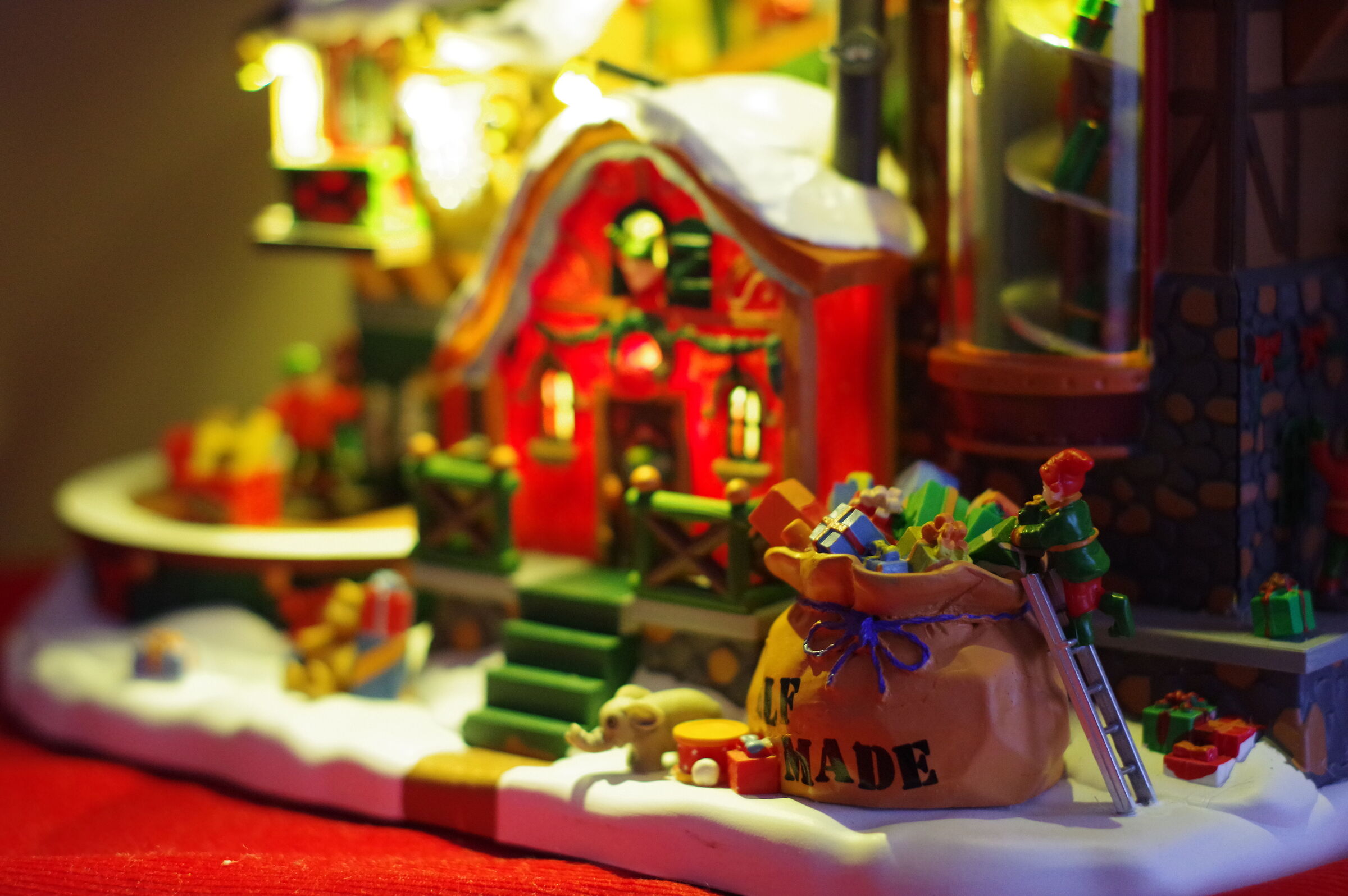 lemax elf made toys factory