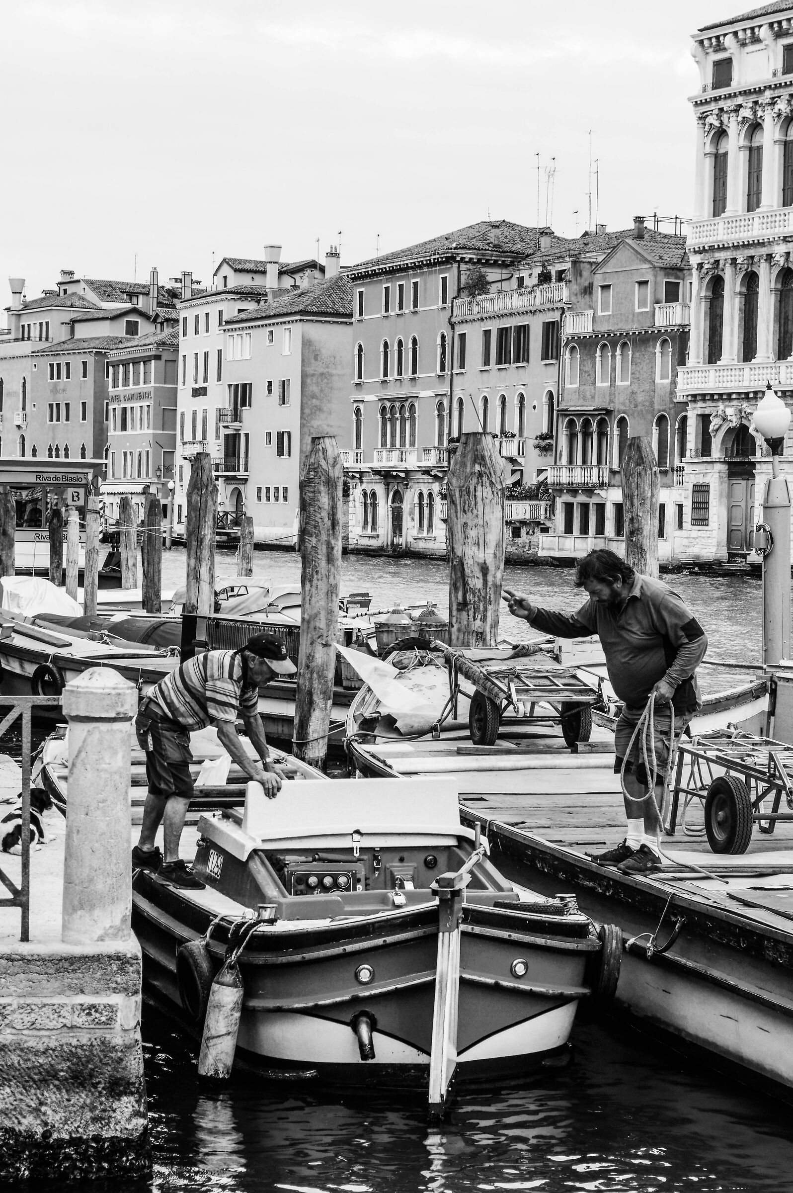Il duro lavoro a Venezia