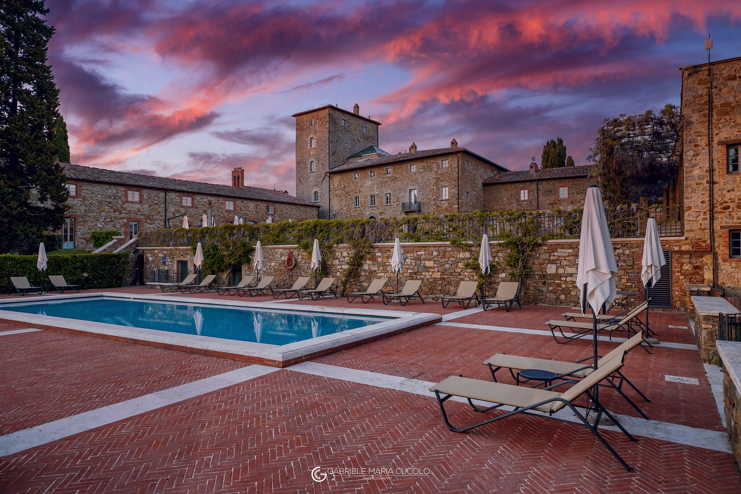 Tramonto a Borgo Scopeto