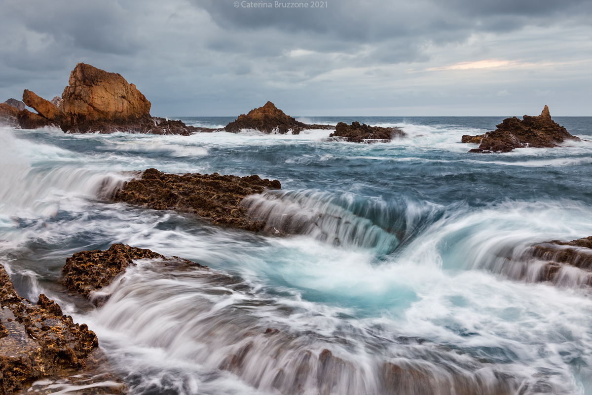 Rough sea in that of Arnia