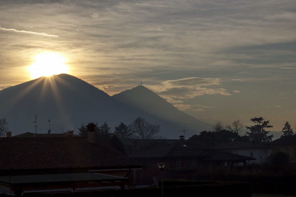Sunset Euganean Hills