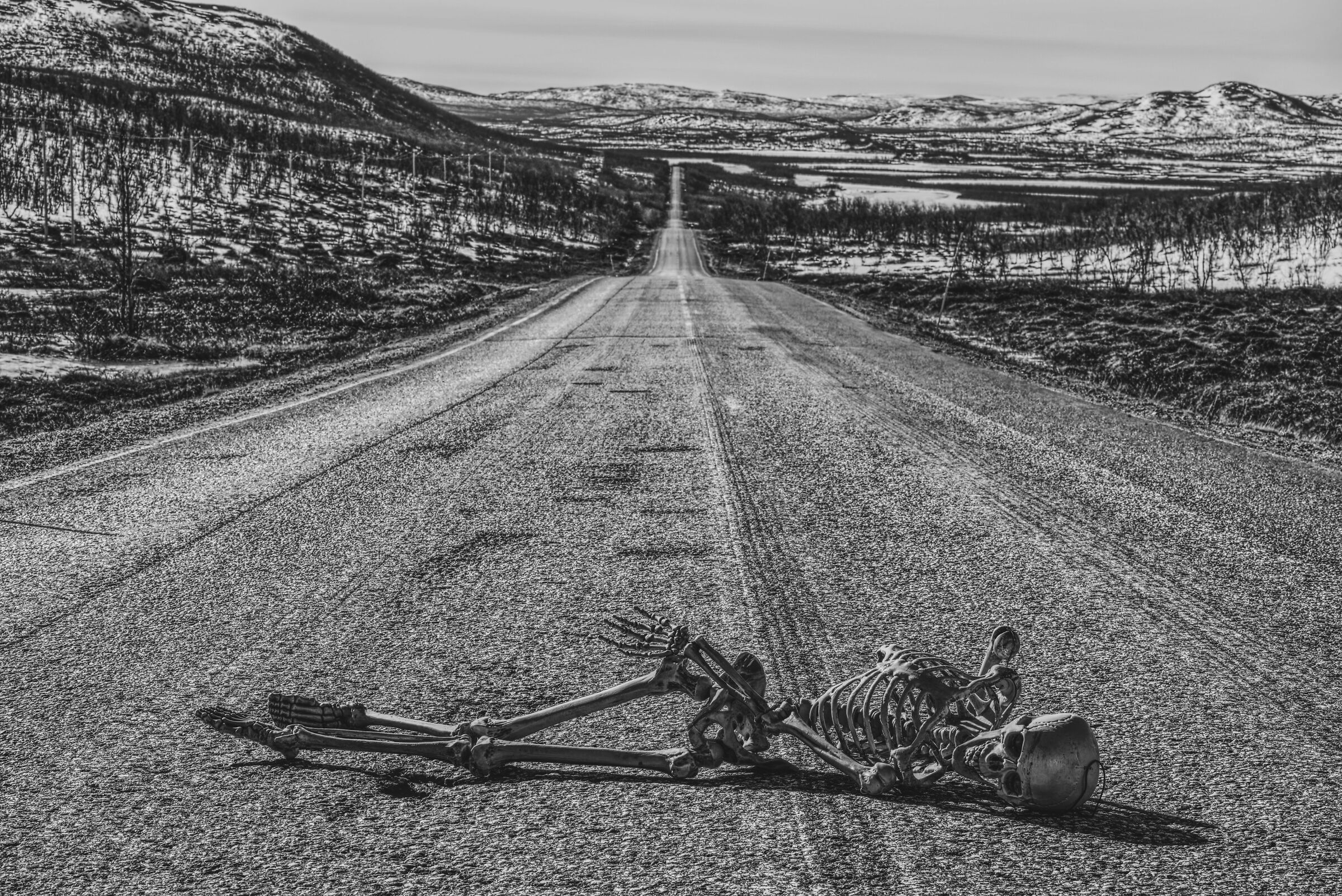 Scheletro di nuovo sulla strada!