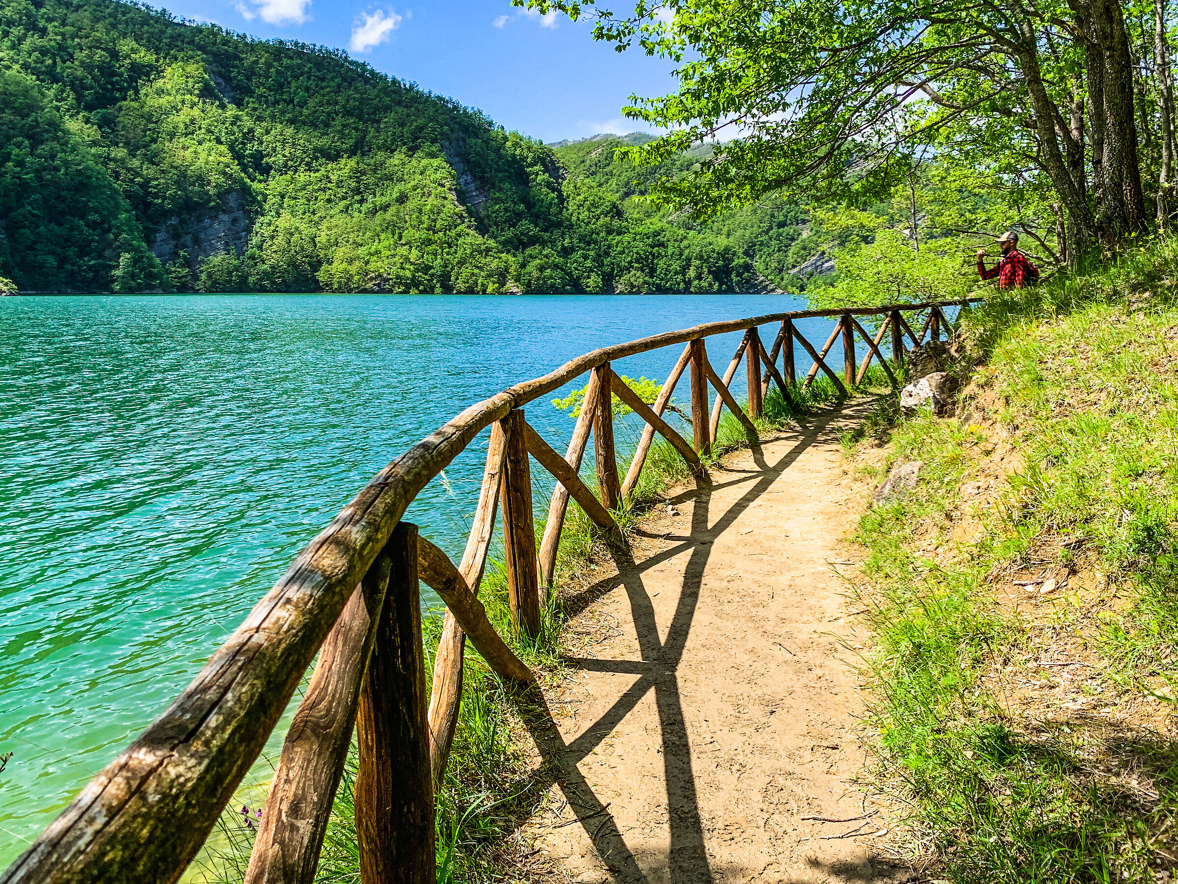 Fotografando il Lago di Ridracoli e il suo fotografo