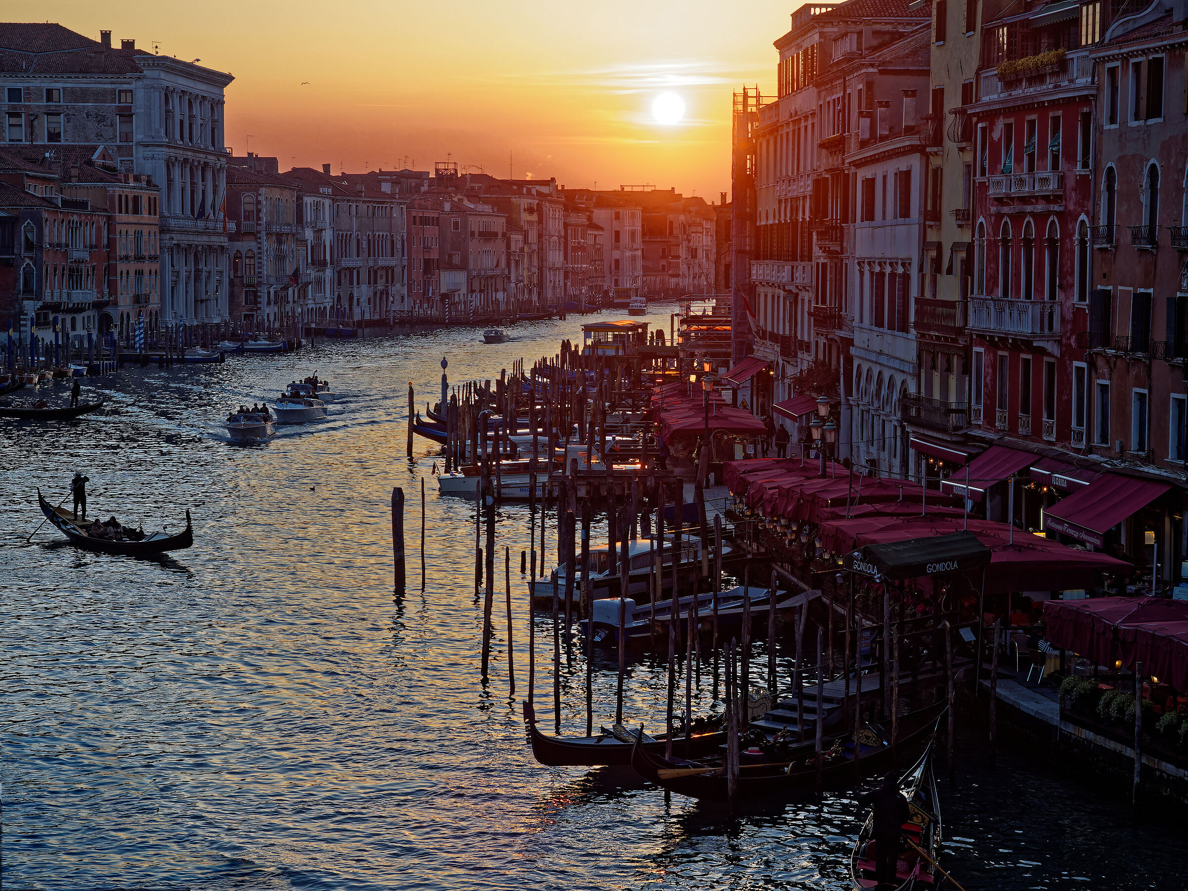 Red in the evening...