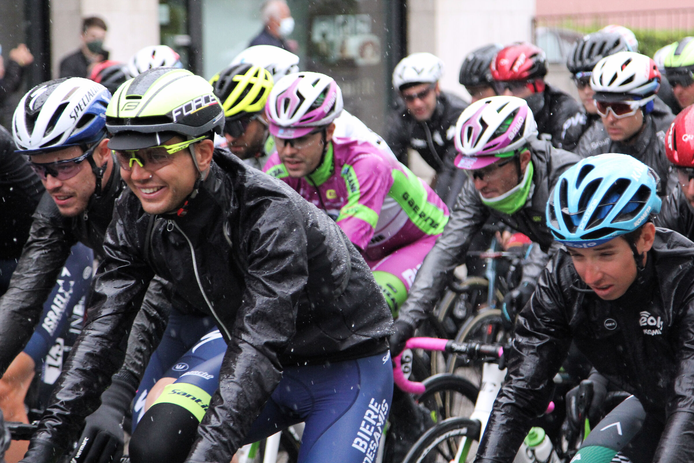 Partenza Giro Tappa Sacile - Cortina