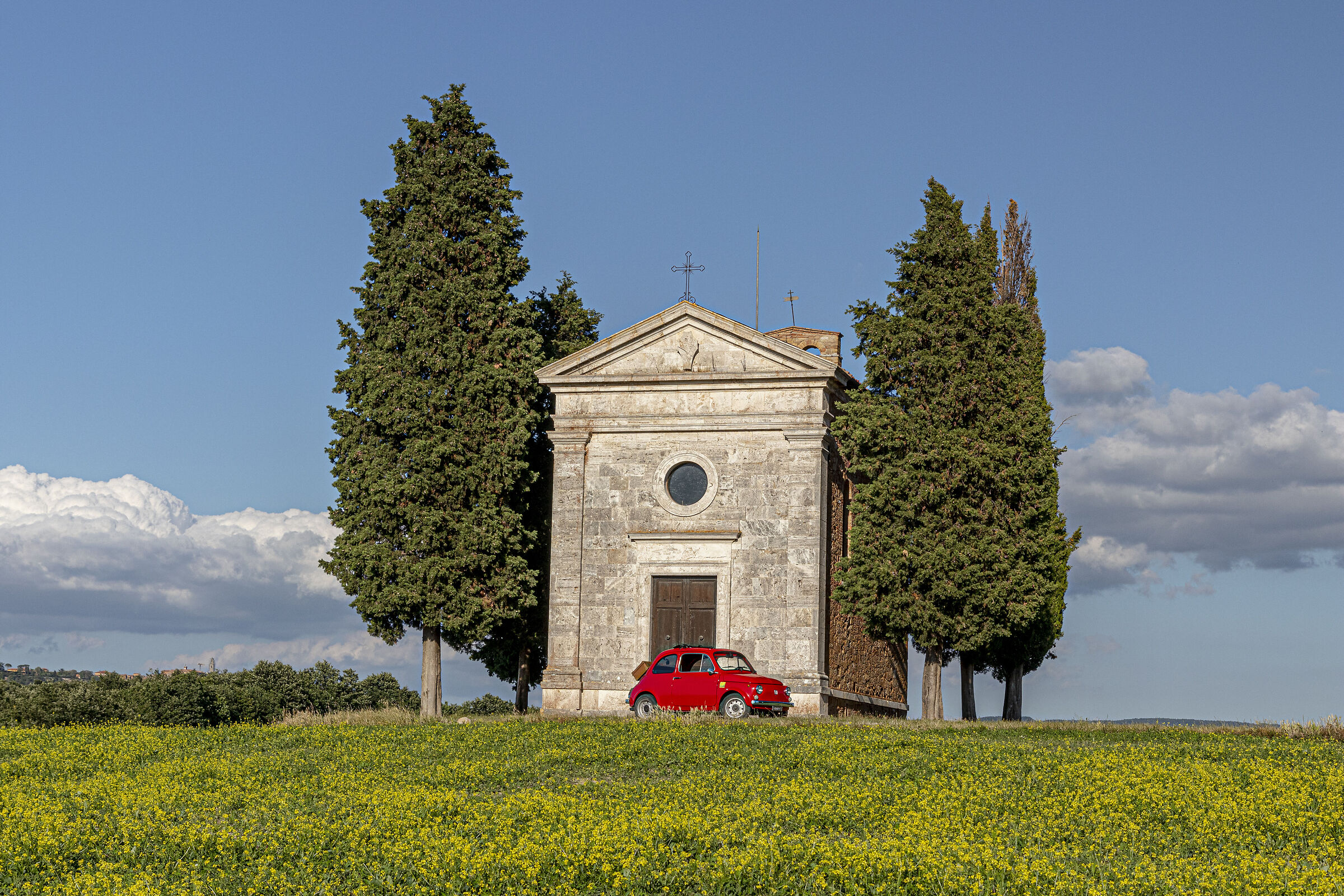 The chapel of Our Lady of Vitaleta and fiat